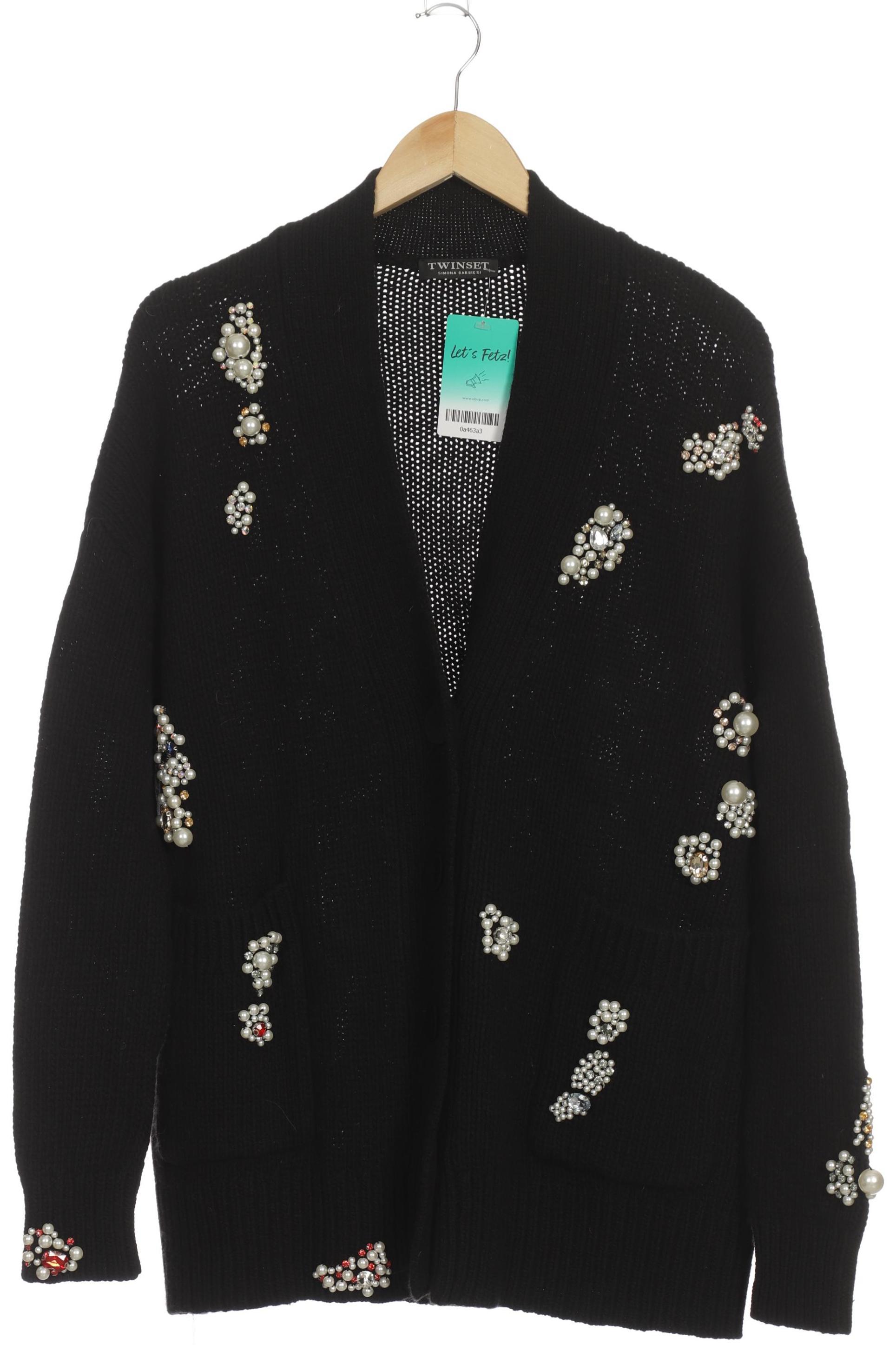 

Twinset Damen Strickjacke, schwarz, Gr.
