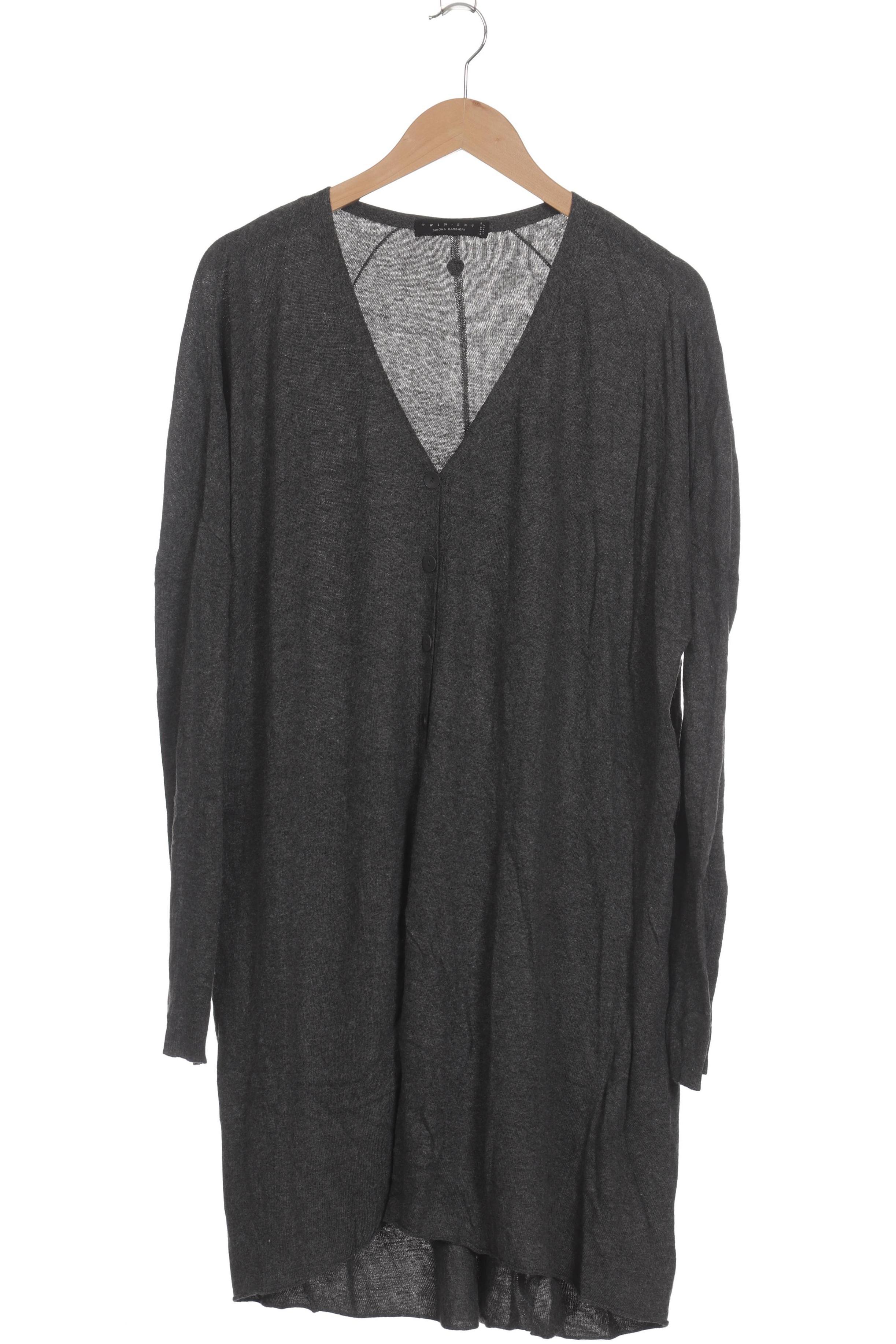 

Twinset Damen Strickjacke, grau, Gr.
