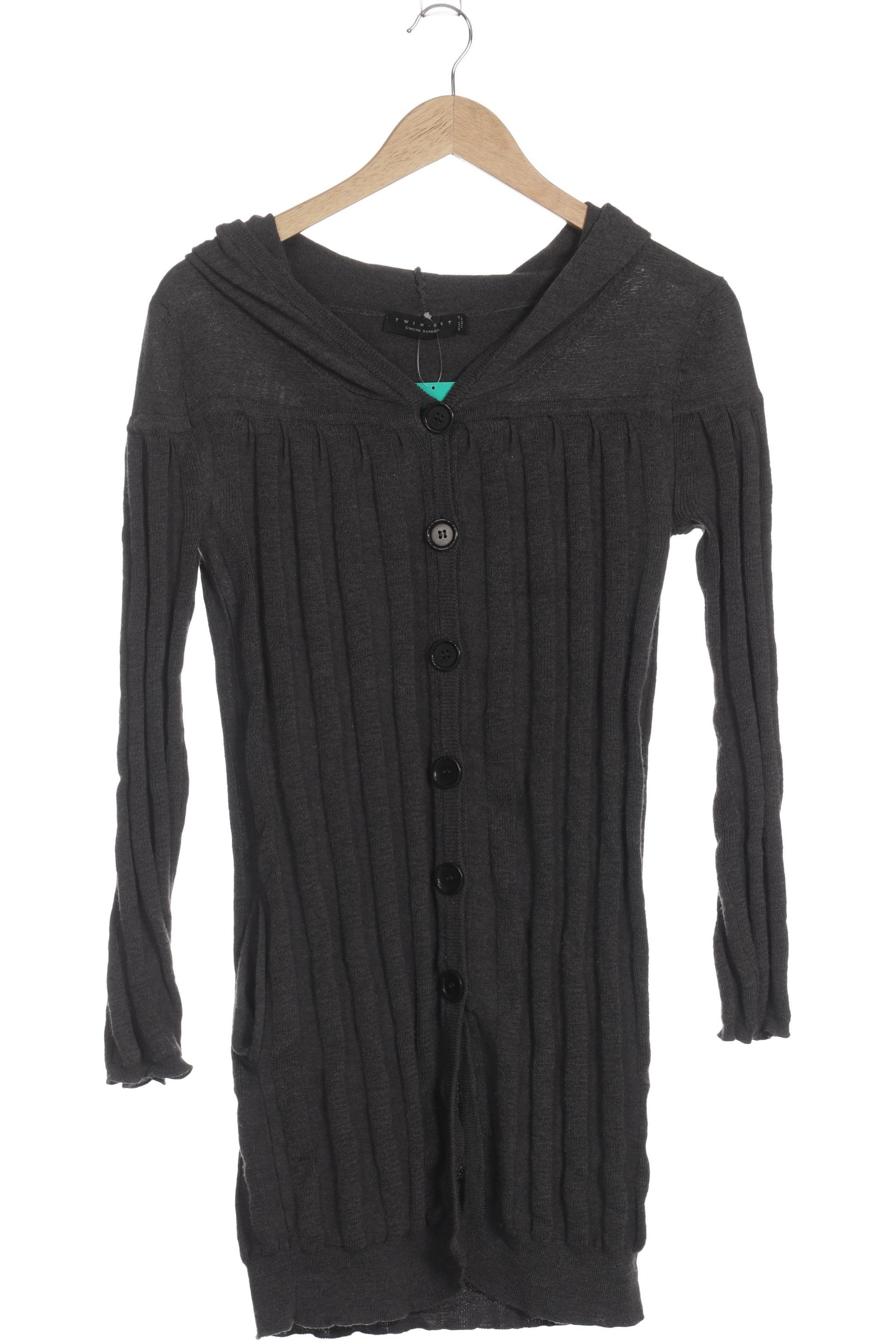 

Twinset Damen Strickjacke, grau, Gr.