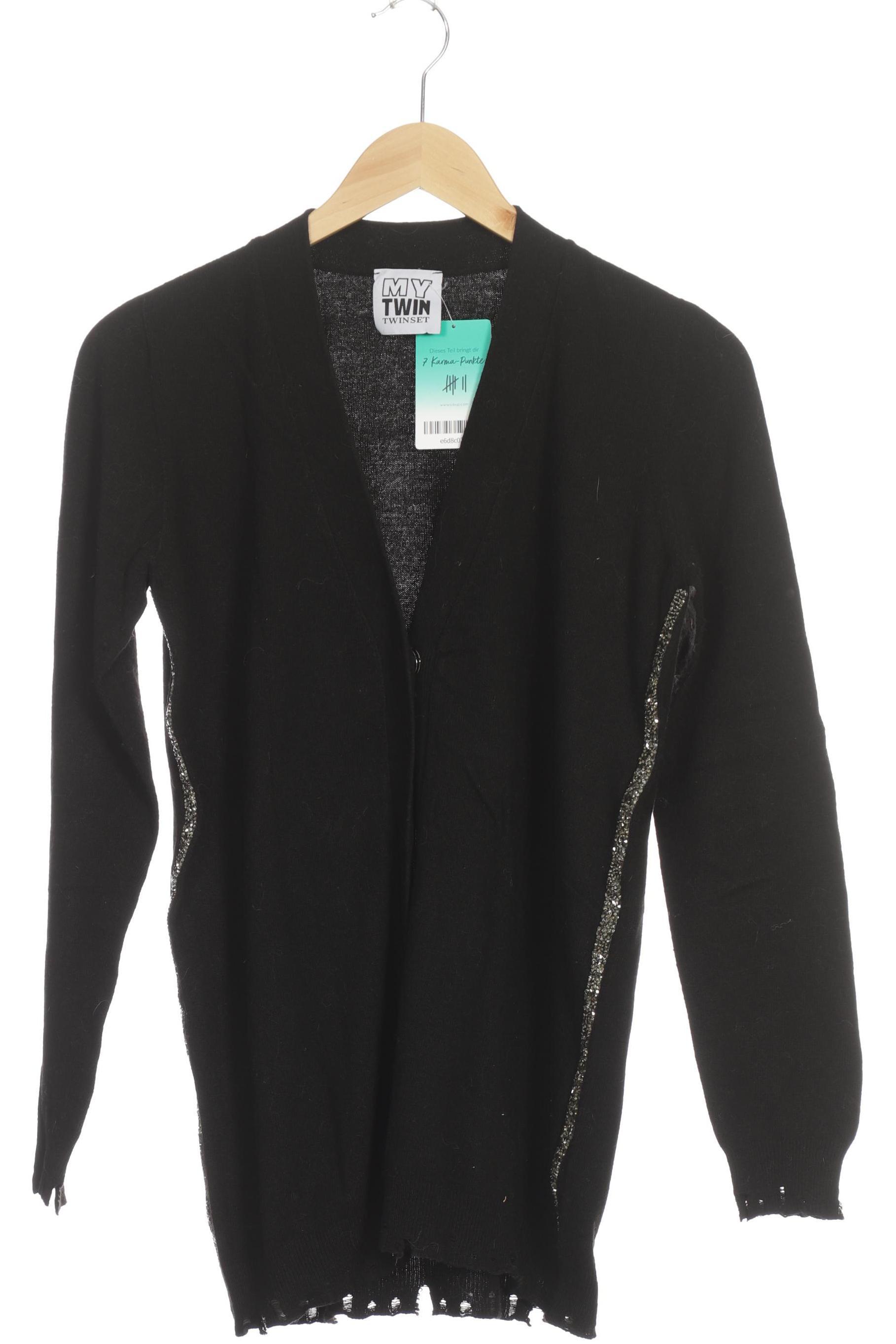 

Twinset Damen Strickjacke, schwarz, Gr.