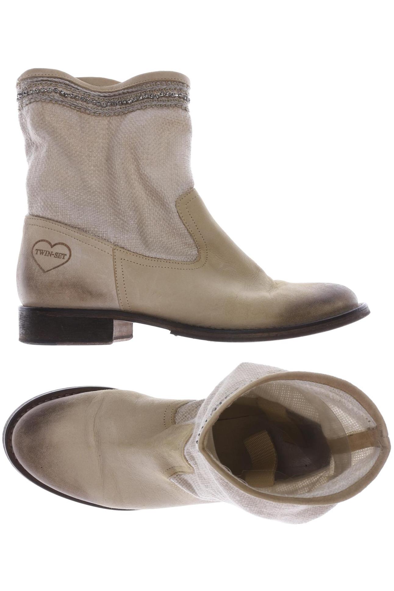 

Twin Set Damen Stiefel, beige