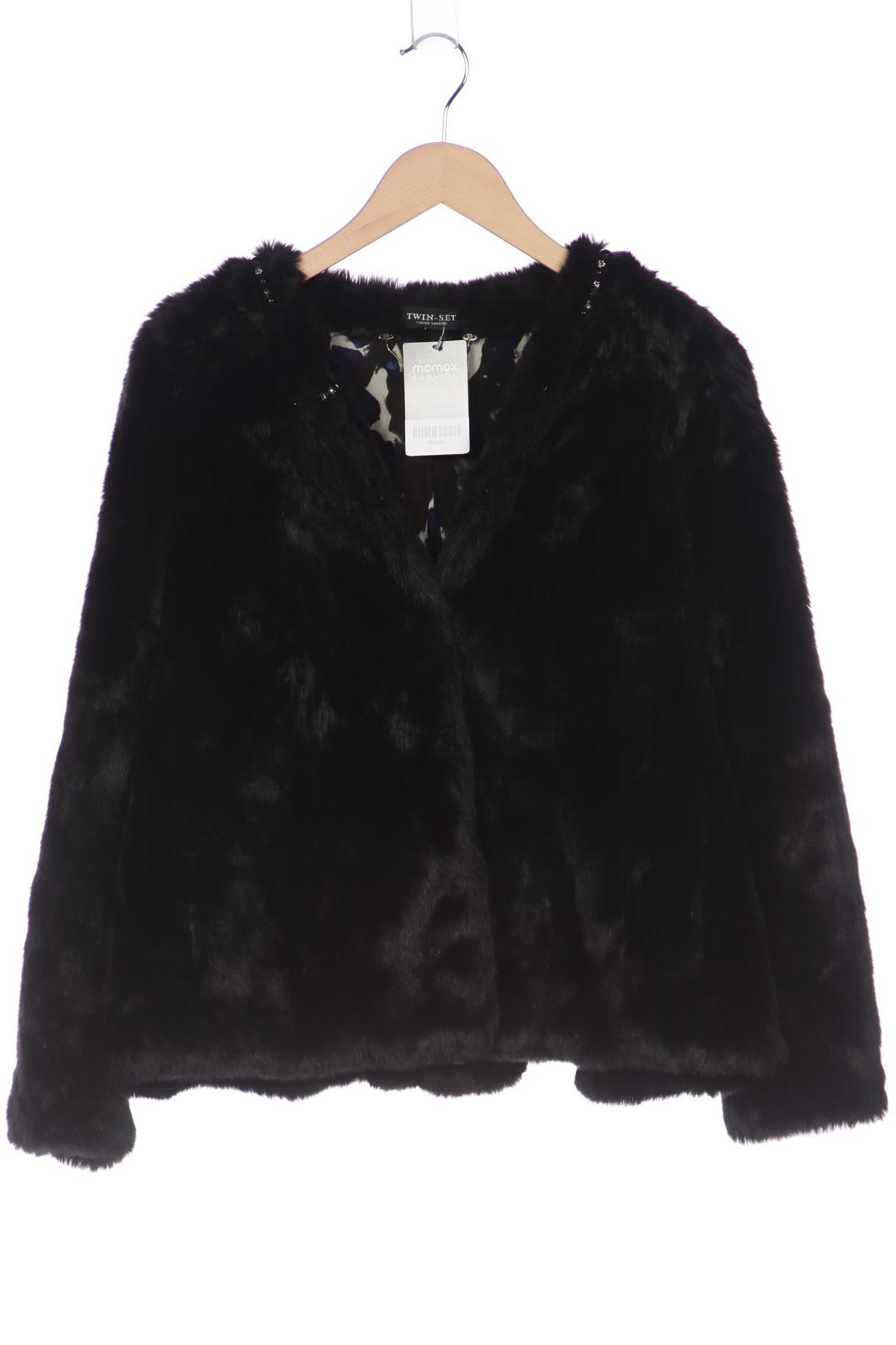 

Twin Set Damen Mantel, schwarz