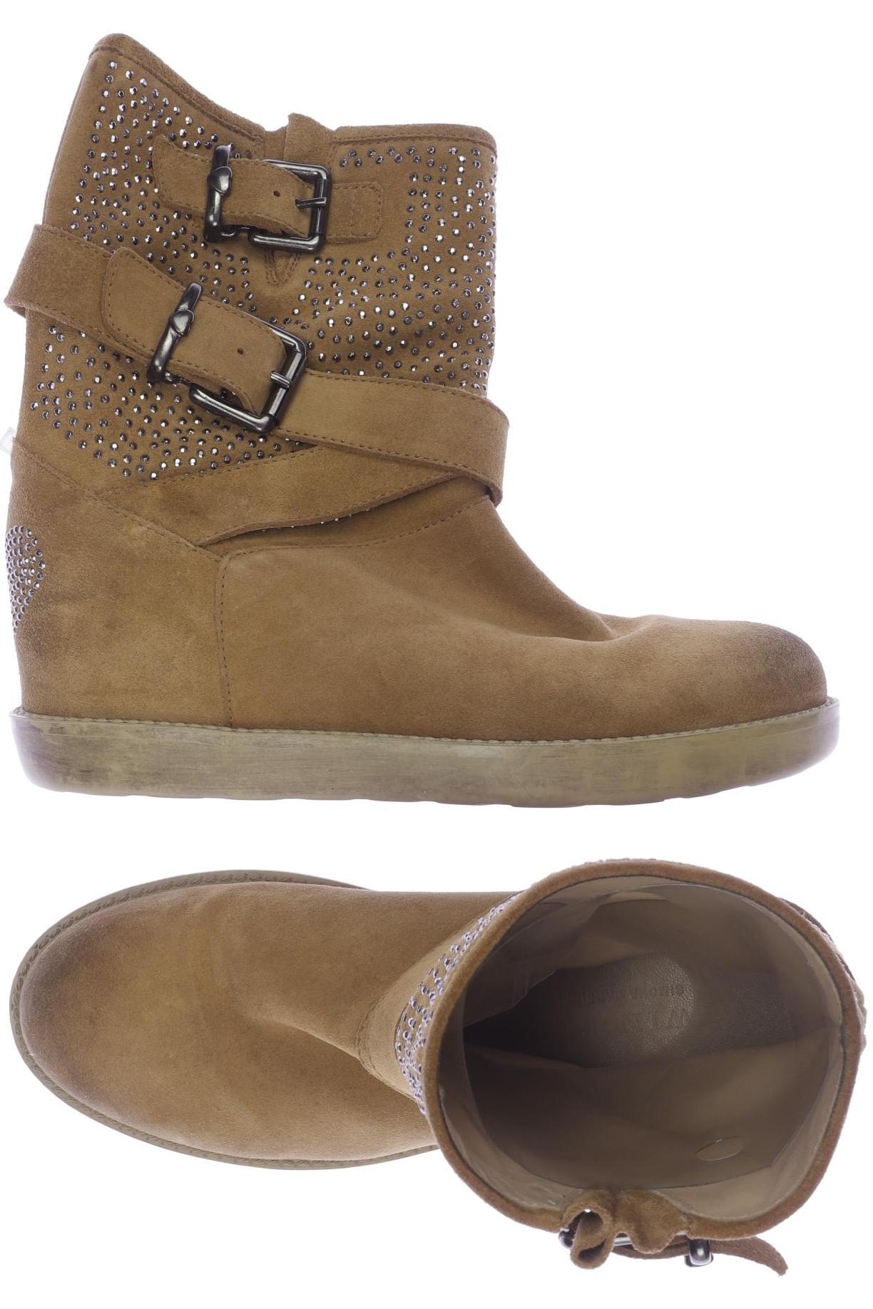 

Twin Set Damen Stiefelette, beige