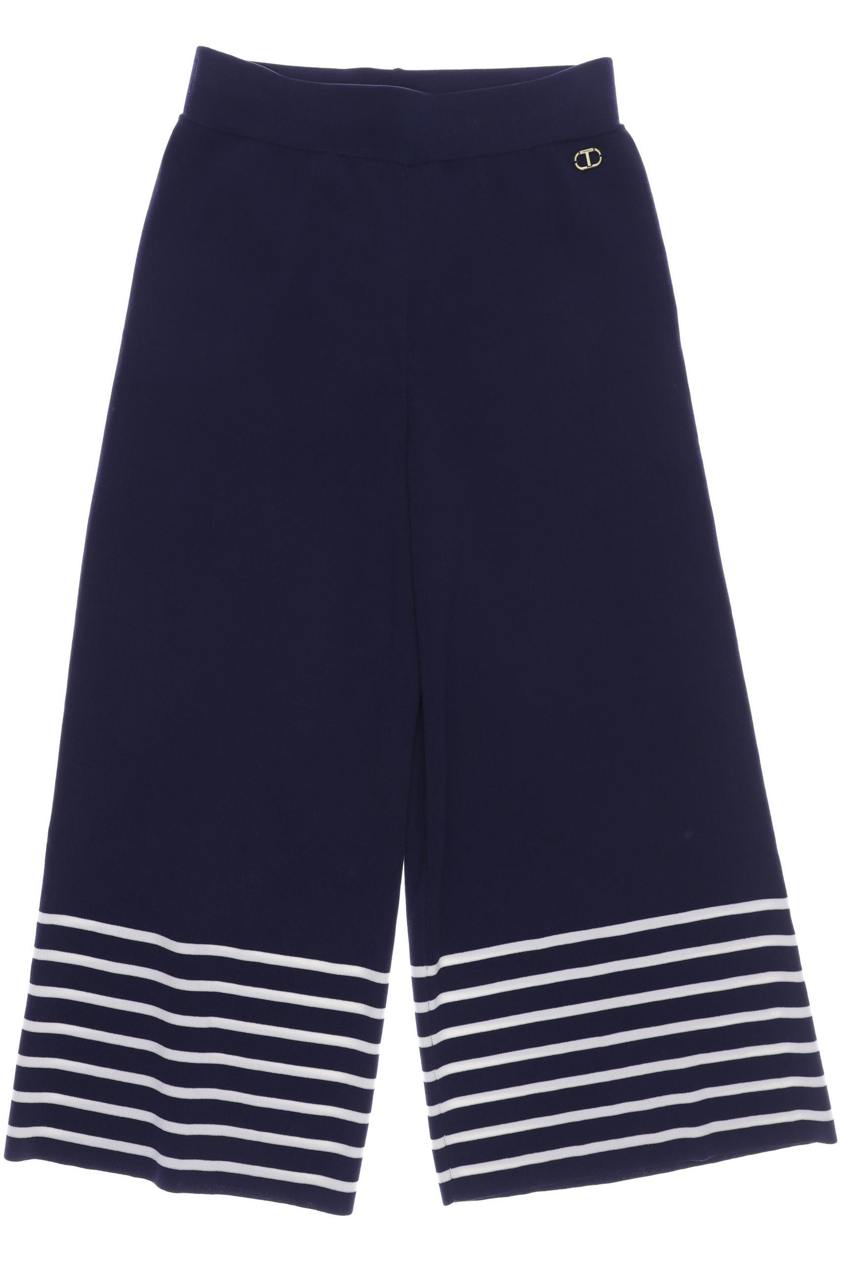 

Twin Set Damen Stoffhose, marineblau