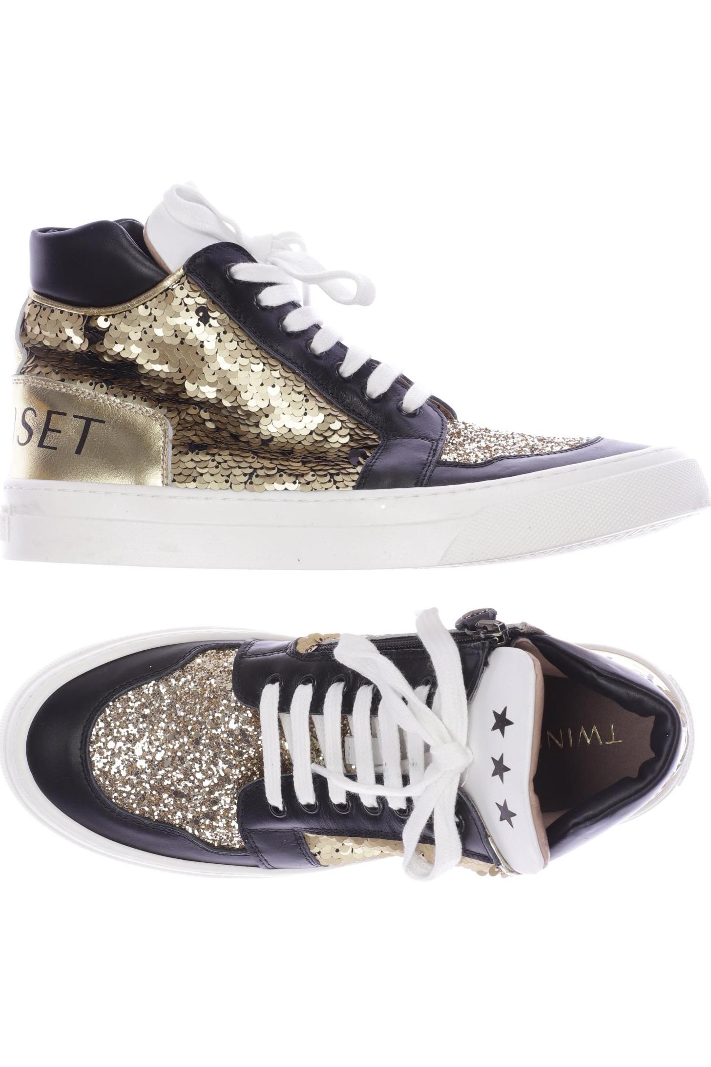 

Twin Set Damen Sneakers, gold