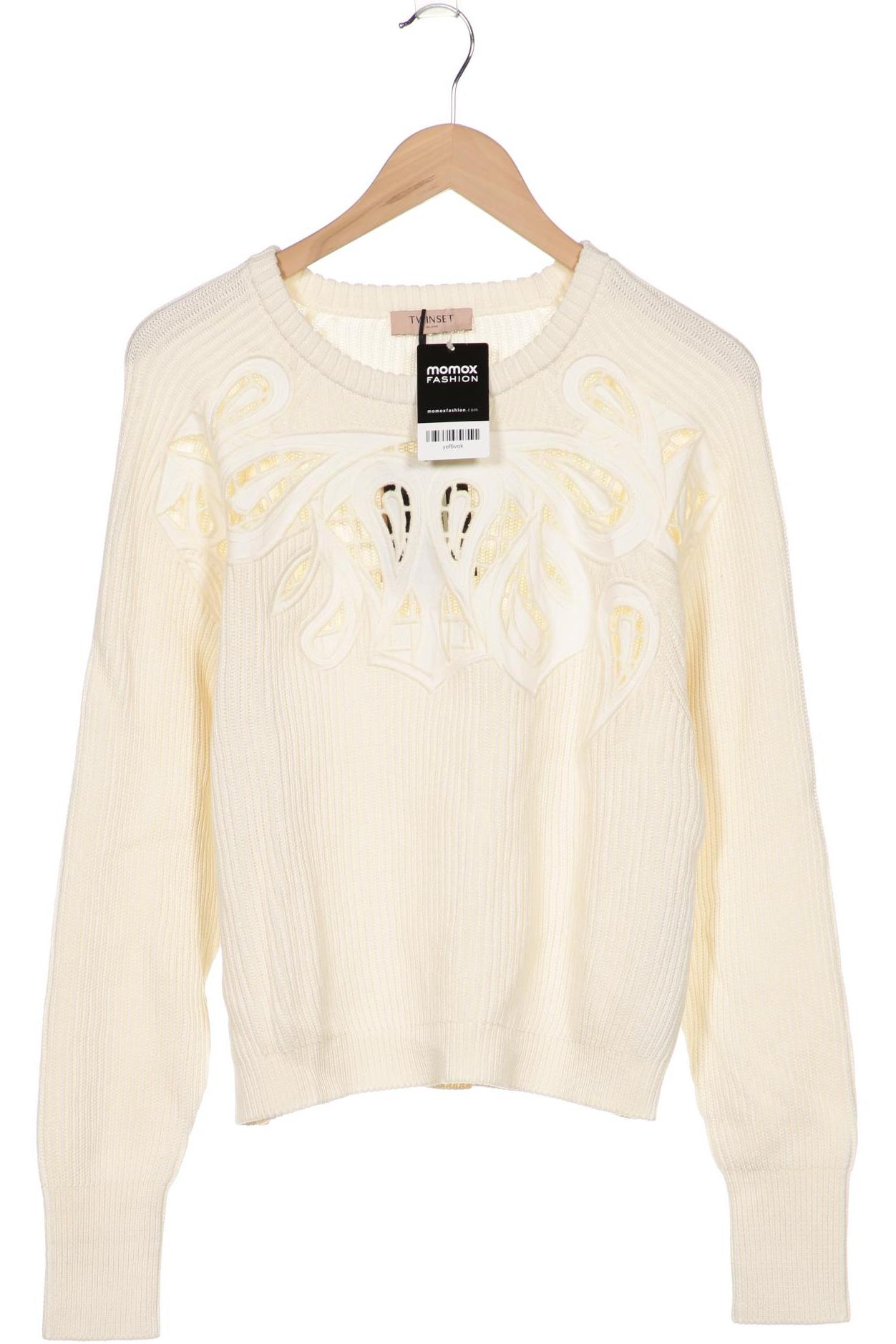 

Twin Set Damen Pullover, cremeweiß