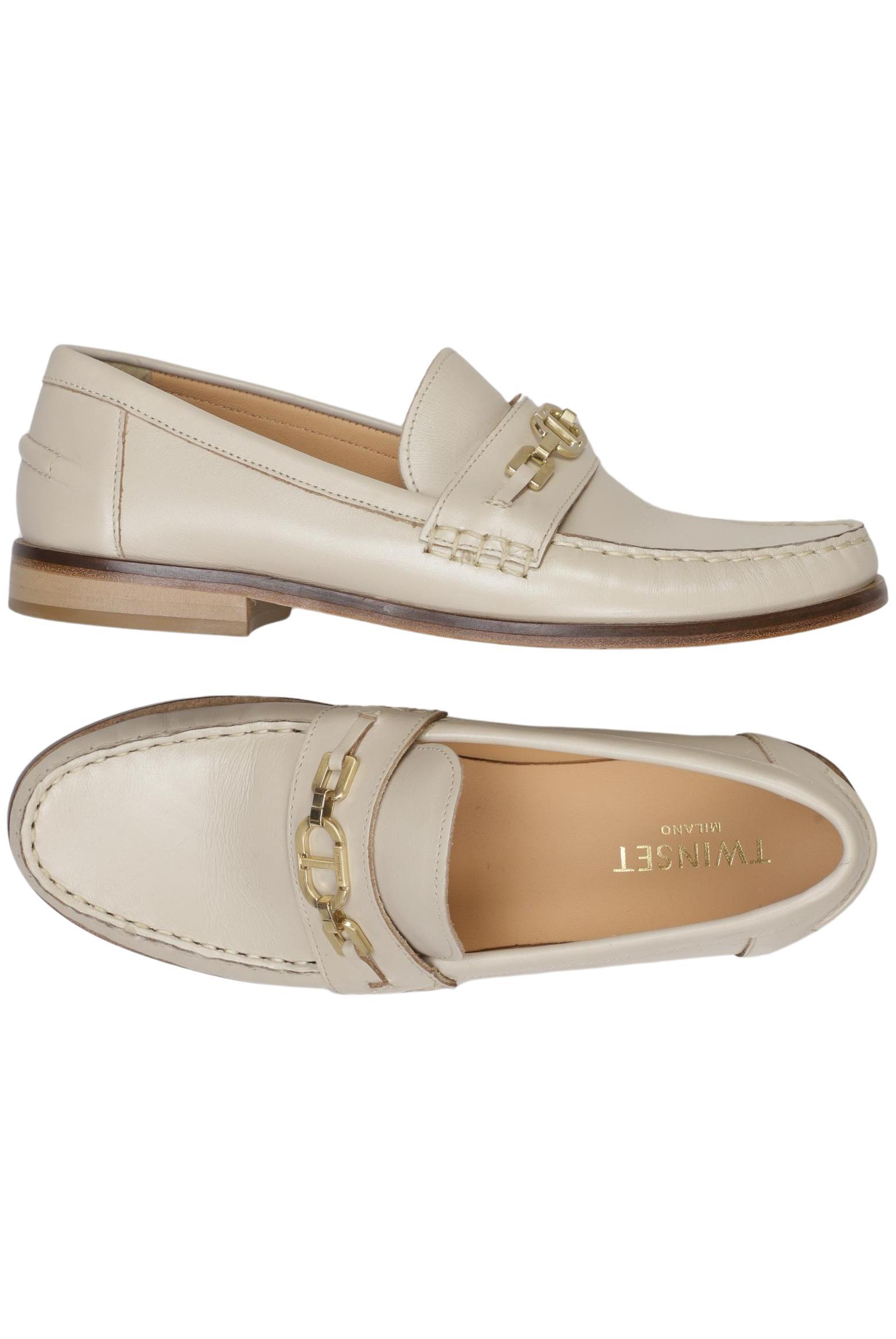 

Twinset Damen Halbschuh, cremeweiß, Gr. 39