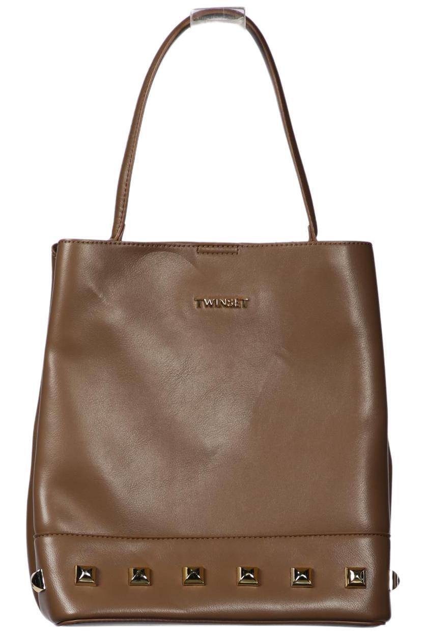 

Twinset Damen Handtasche, braun, Gr.