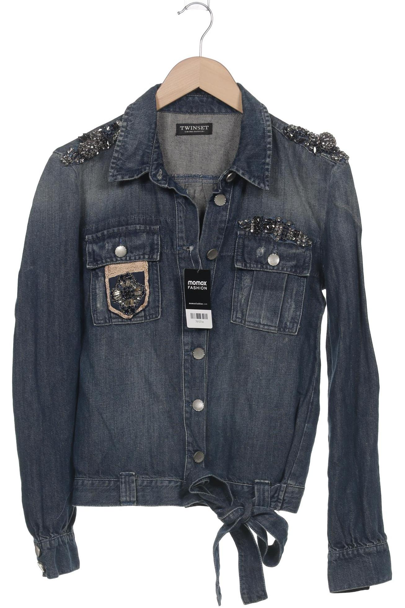 

Twinset Damen Jacke, marineblau, Gr. 42