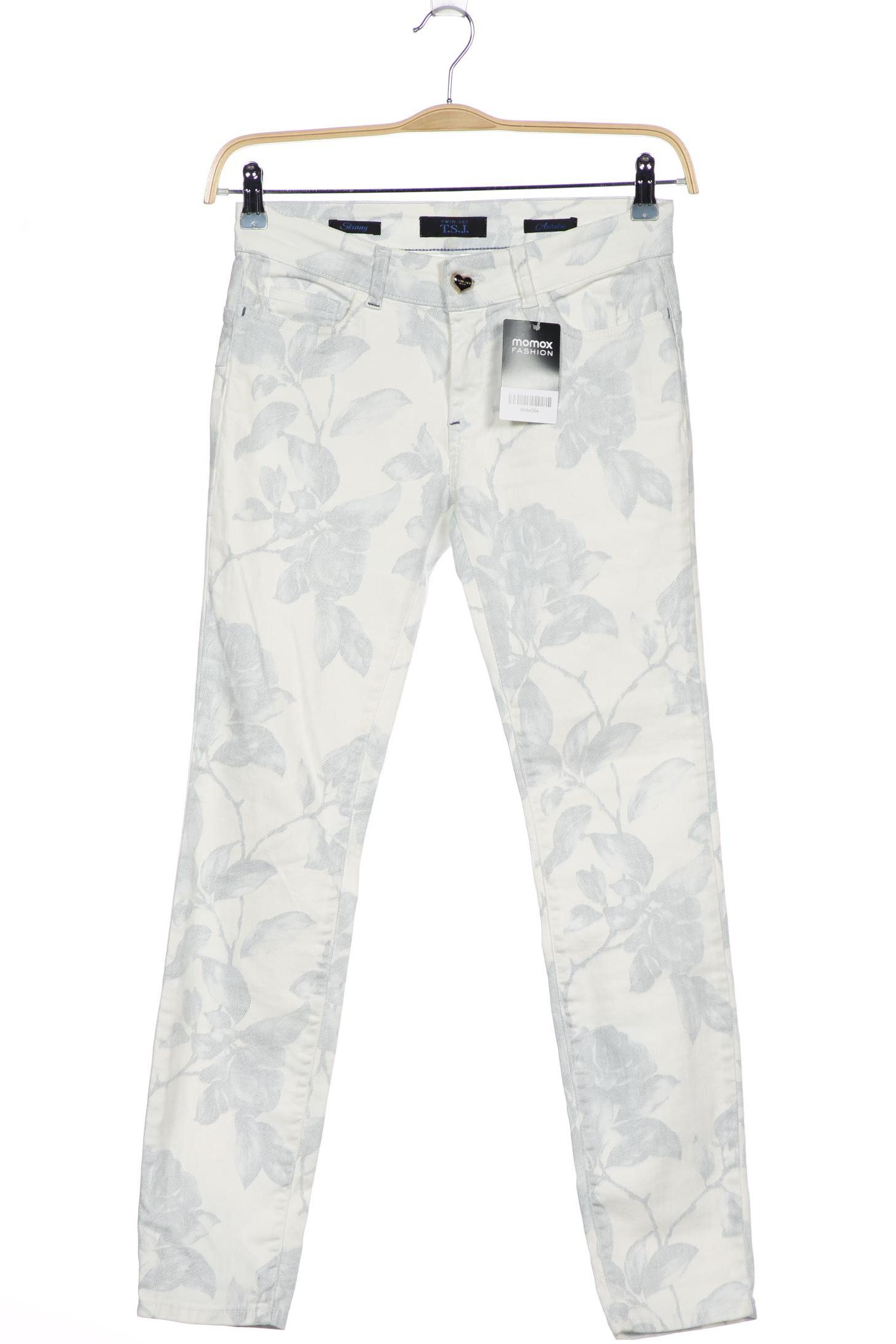 

Twinset Damen Jeans, weiß, Gr. 27