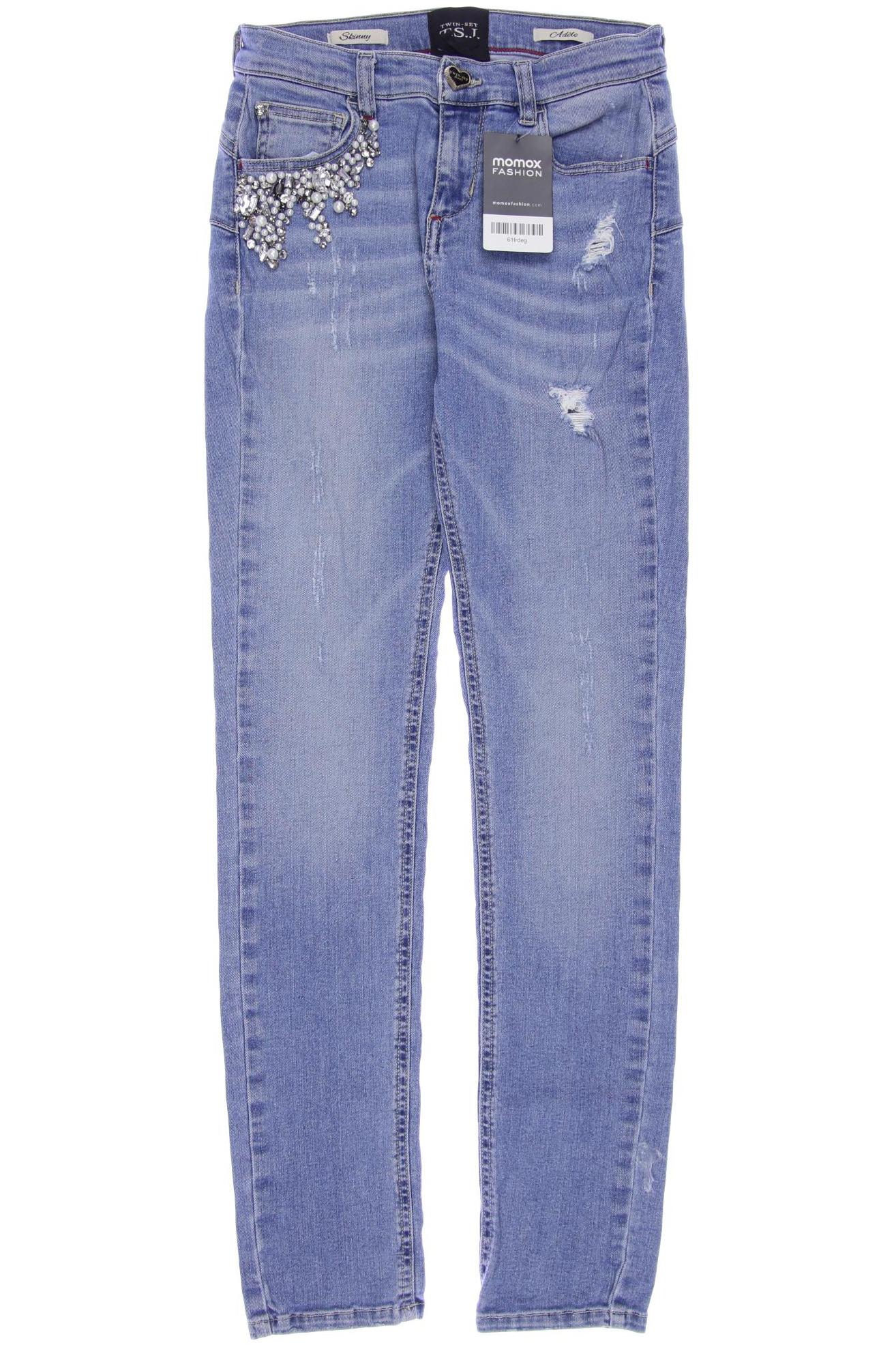 

Twinset Damen Jeans, blau, Gr. 24