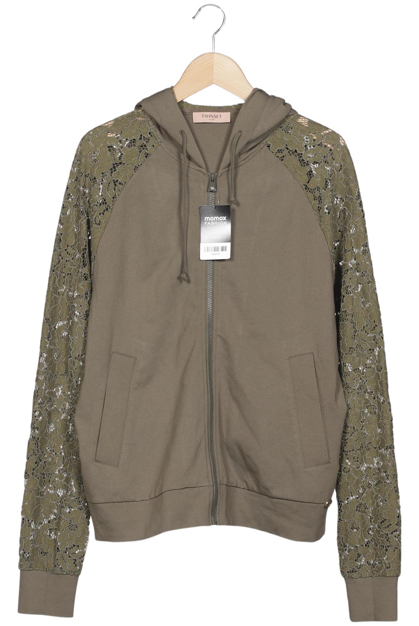 

Twinset Damen Kapuzenpullover, grün, Gr. 48