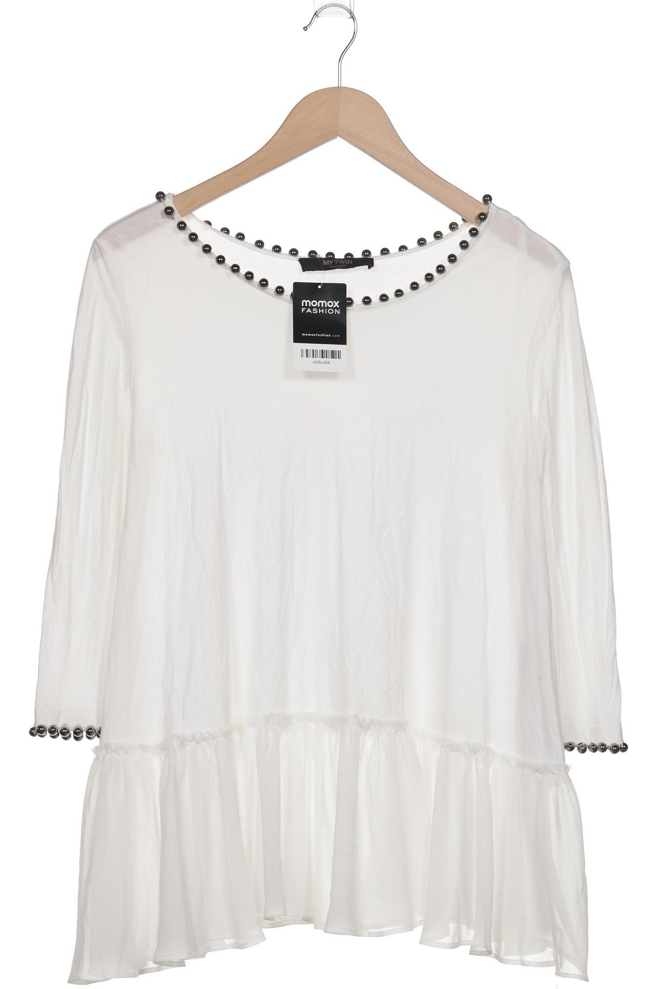 

Twinset Damen Langarmshirt, weiß, Gr. 36