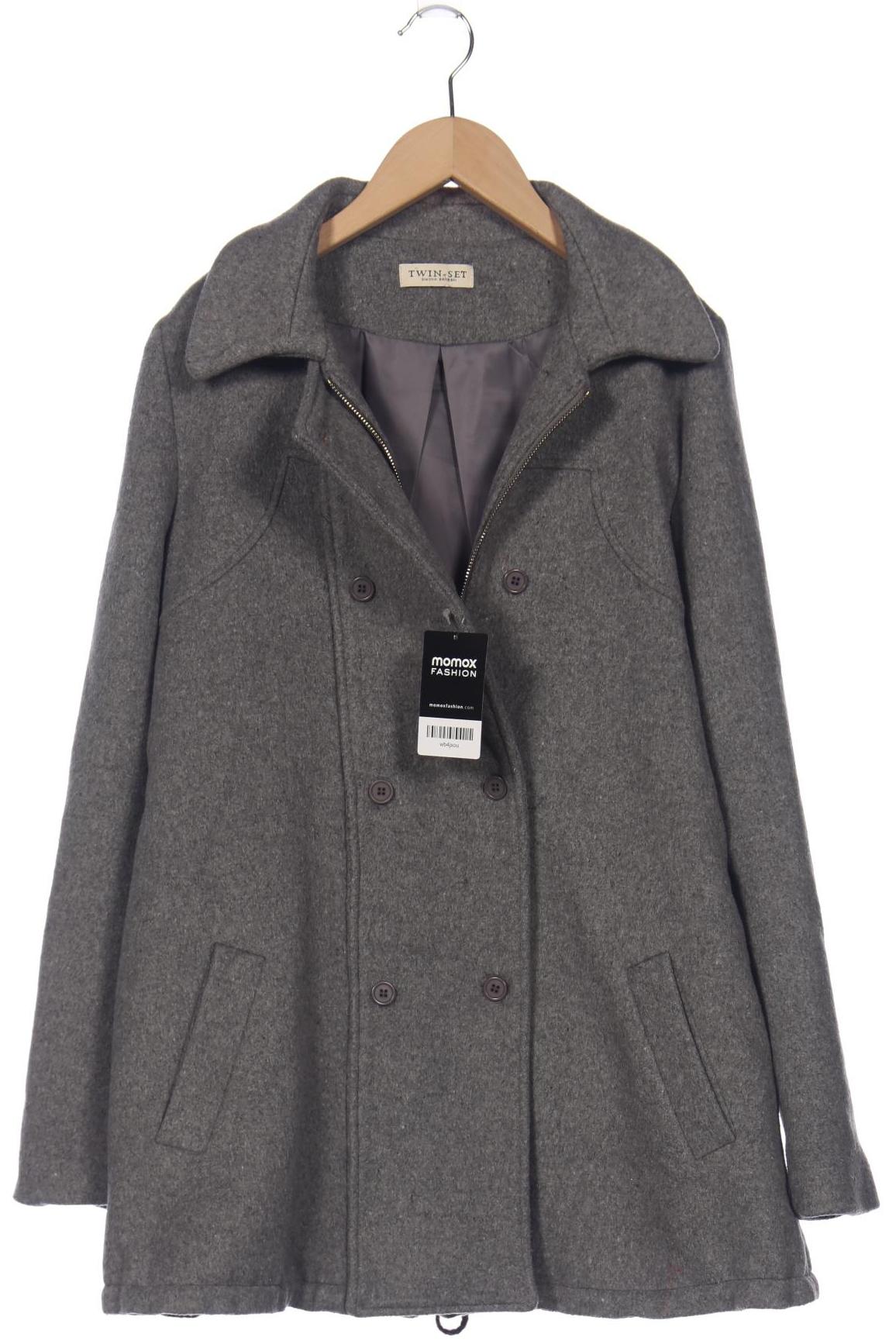 

Twinset Damen Mantel, grau, Gr. 44