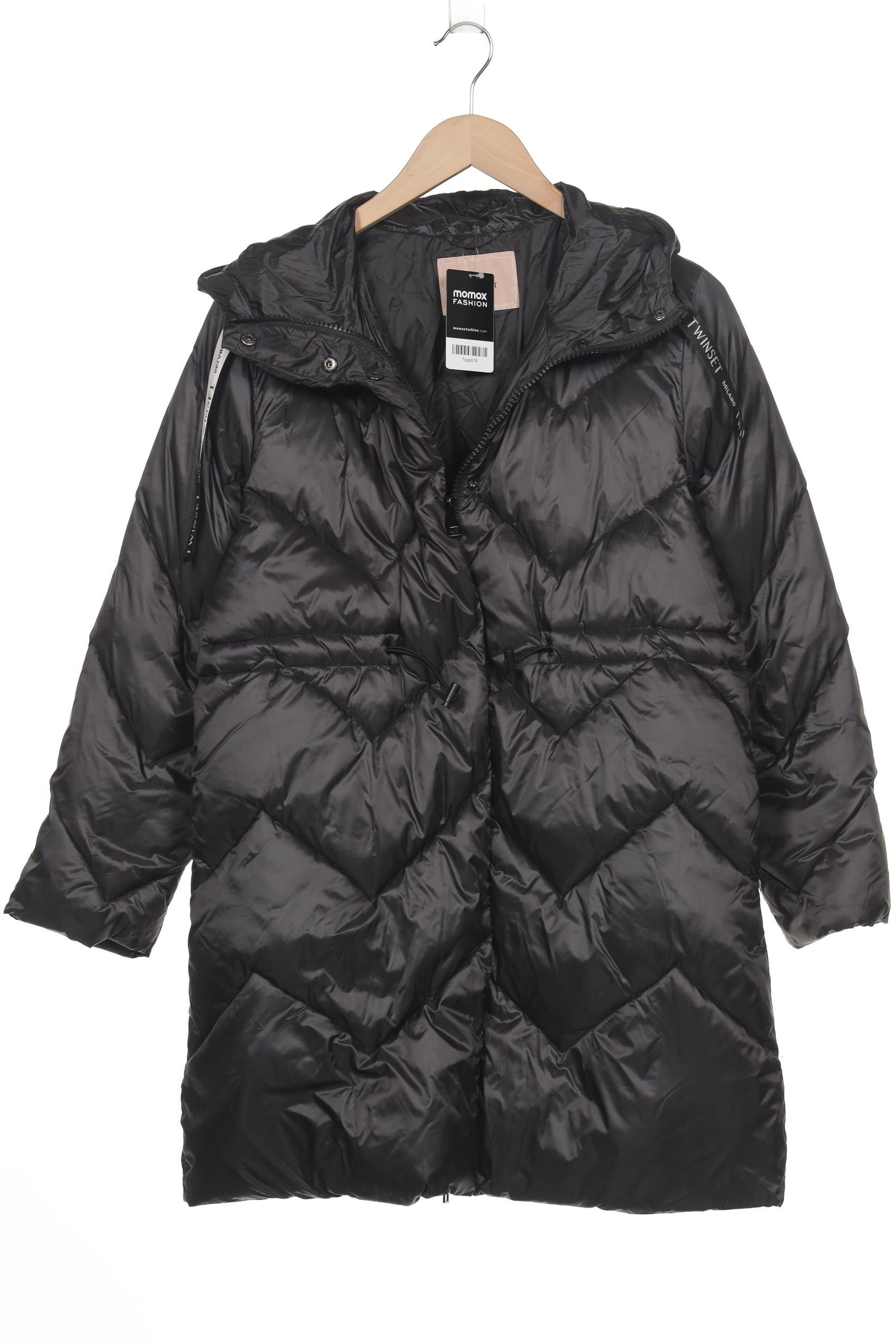 

Twinset Damen Mantel, schwarz, Gr. 40