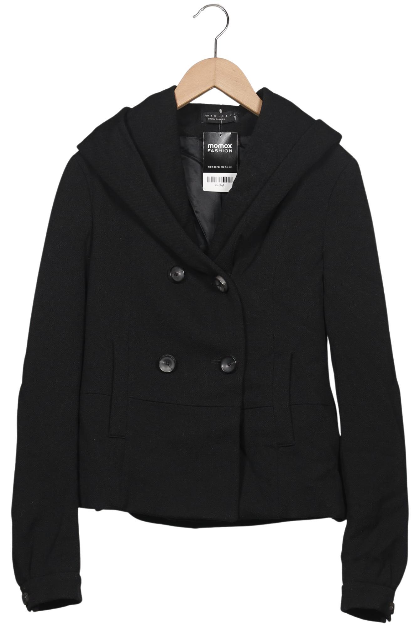

Twinset Damen Mantel, schwarz, Gr. 42