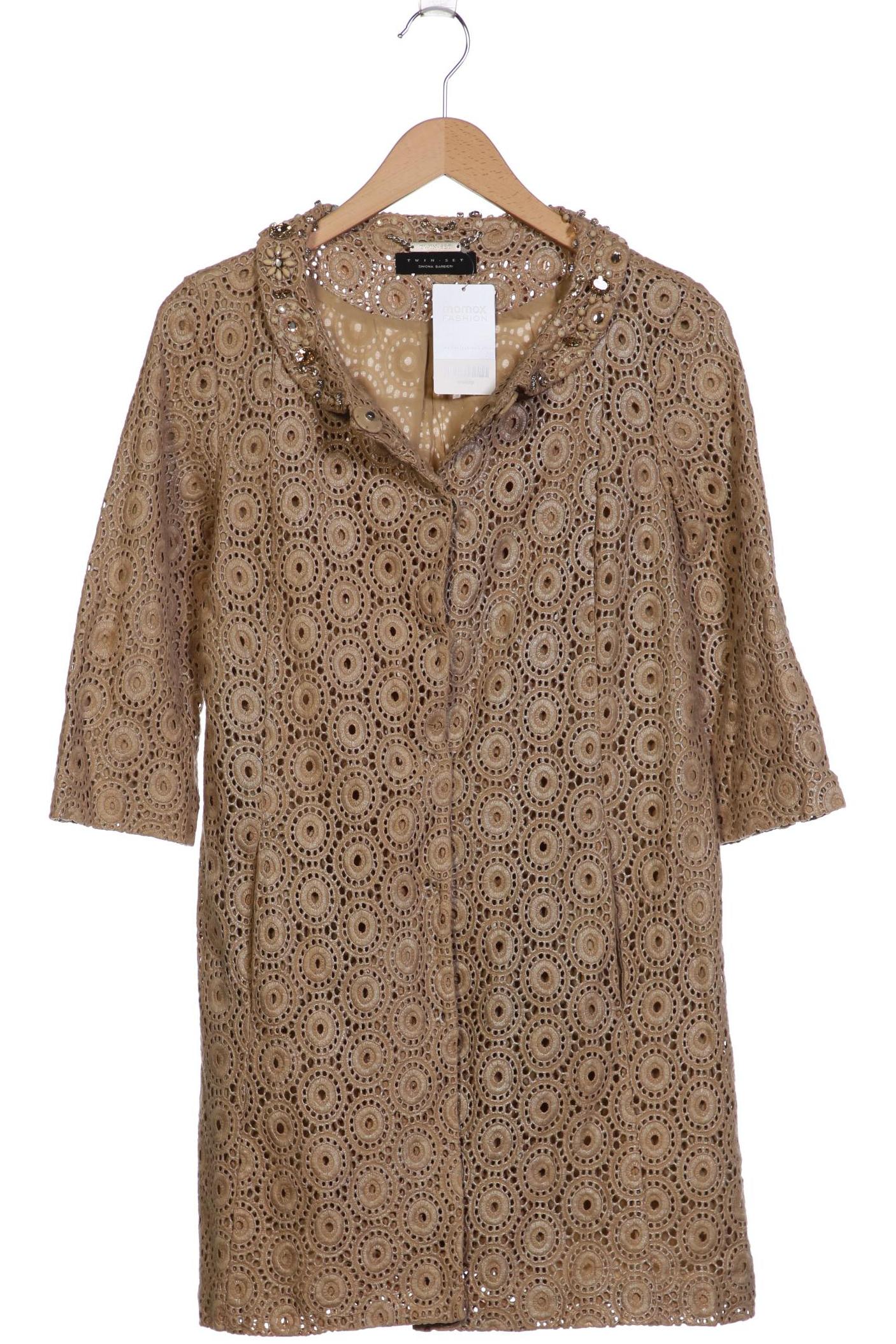 

Twinset Damen Mantel, beige, Gr. 38