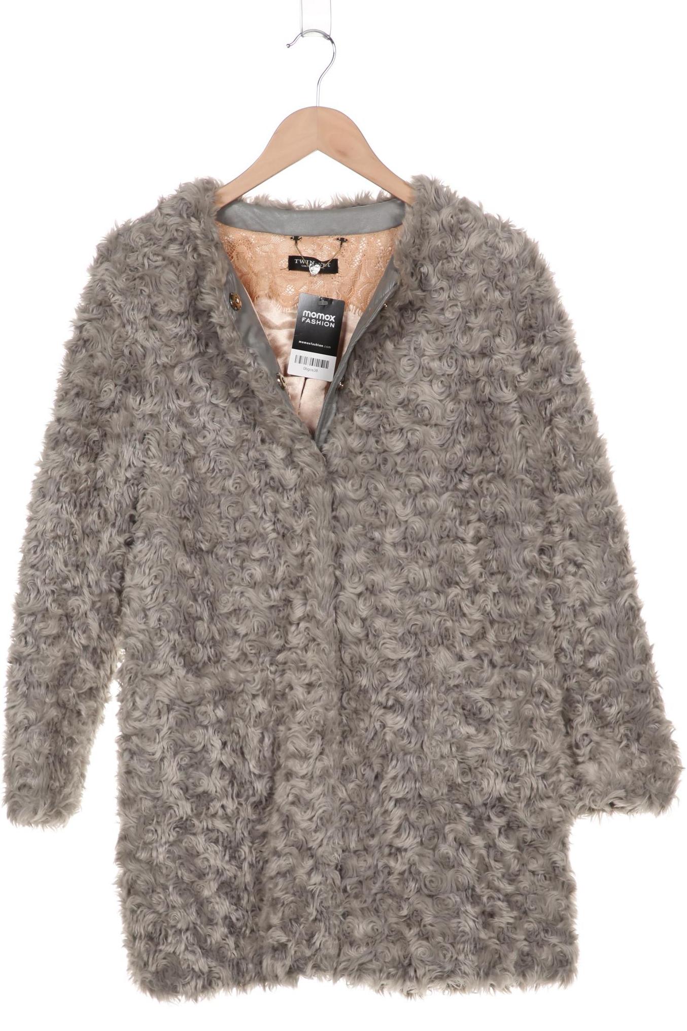 

Twinset Damen Mantel, grau, Gr. 36