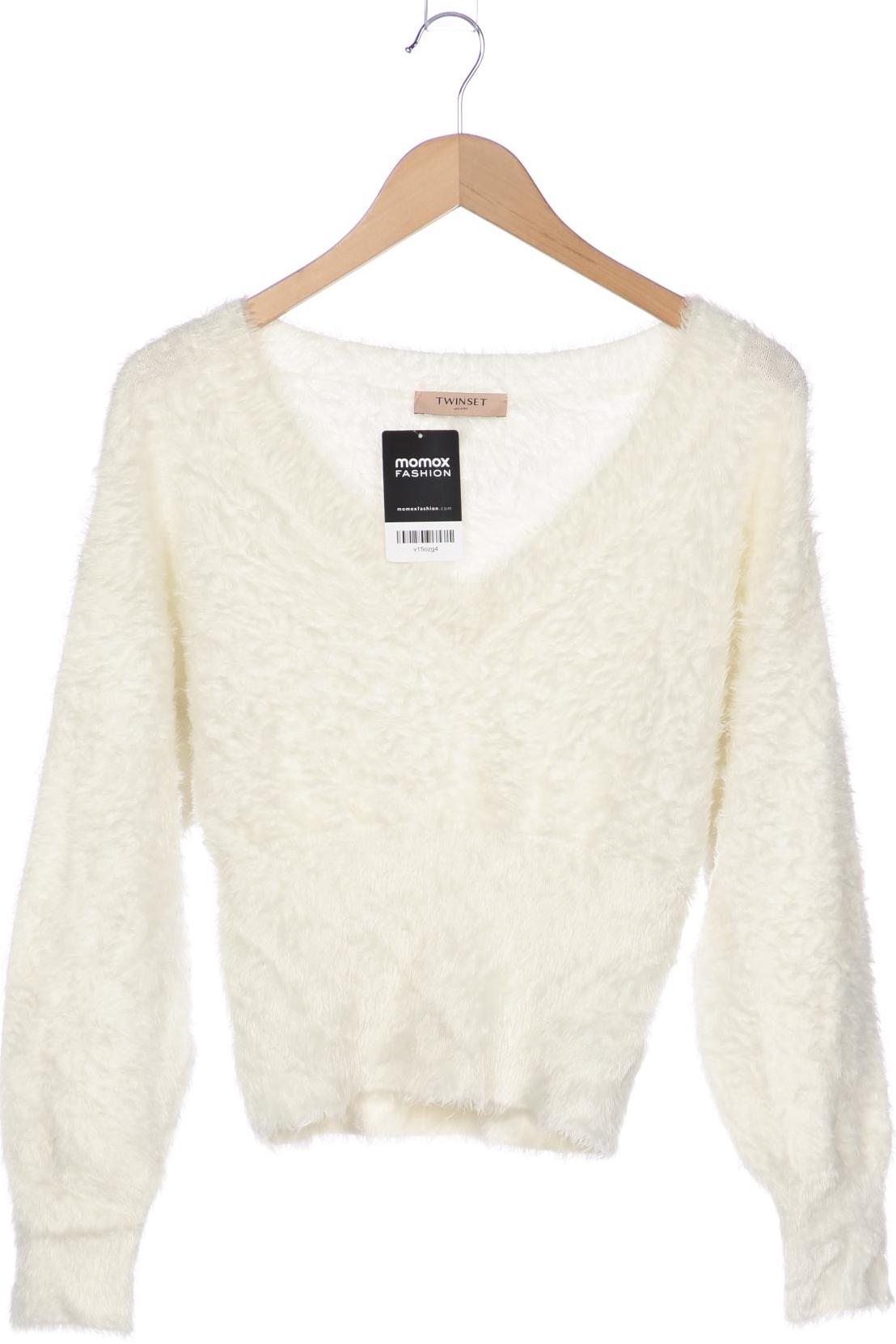 

Twinset Damen Pullover, weiß, Gr. 34