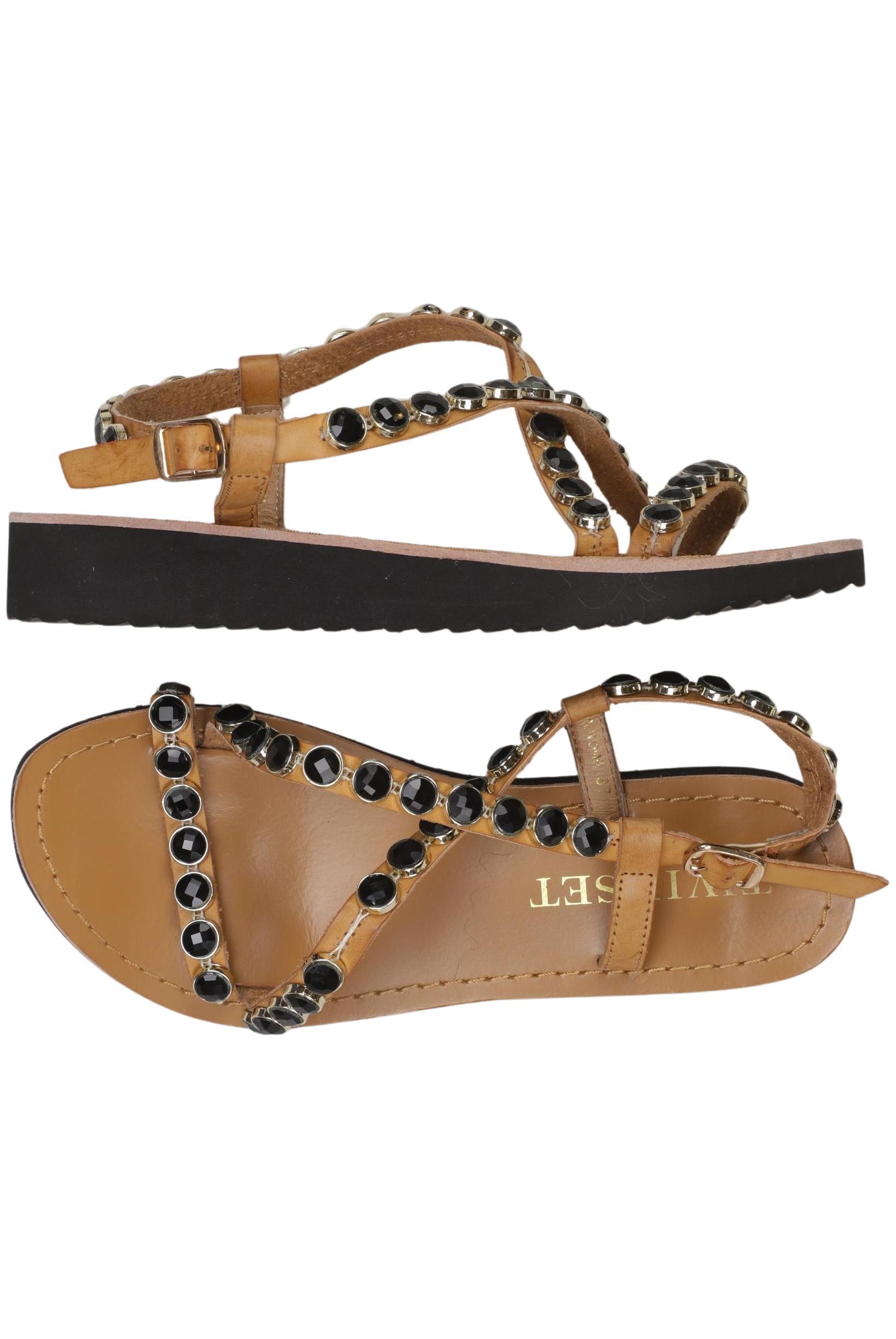 

Twinset Damen Sandale, braun, Gr. 37