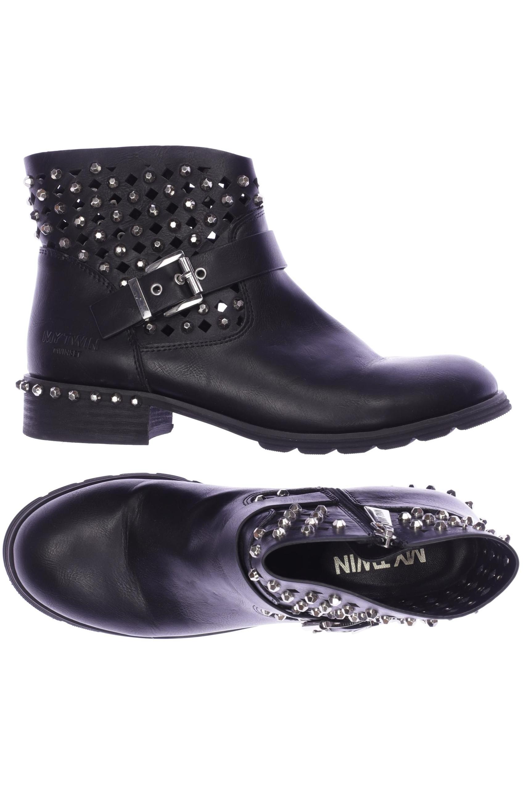 

Twinset Damen Stiefelette, schwarz, Gr. 39