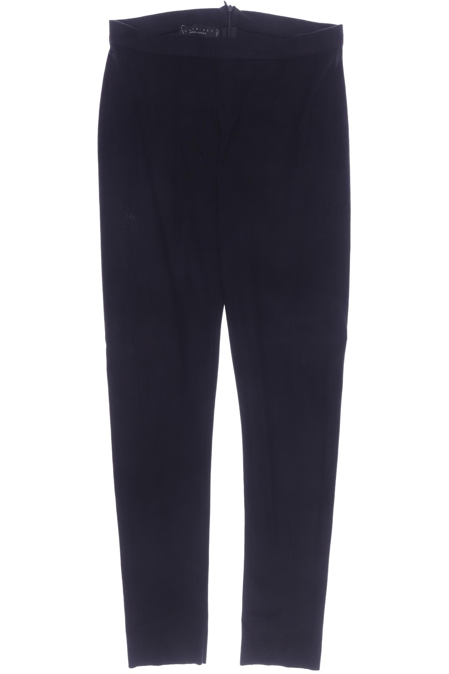 

Twinset Damen Stoffhose, schwarz, Gr. 0