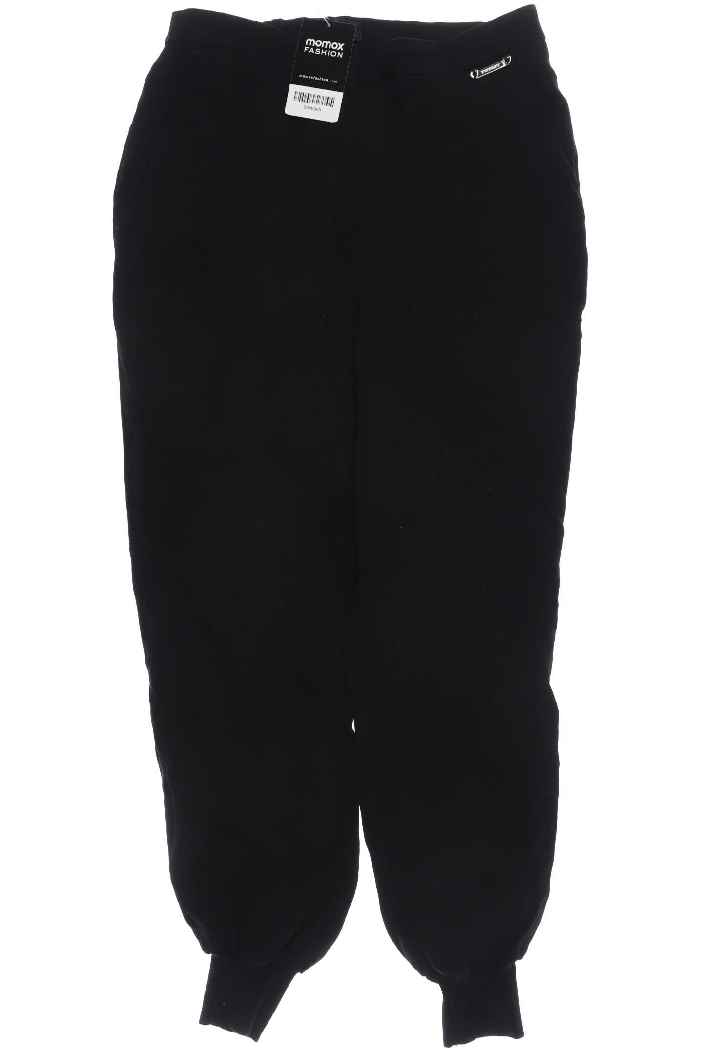 

Twinset Damen Stoffhose, schwarz, Gr. 28