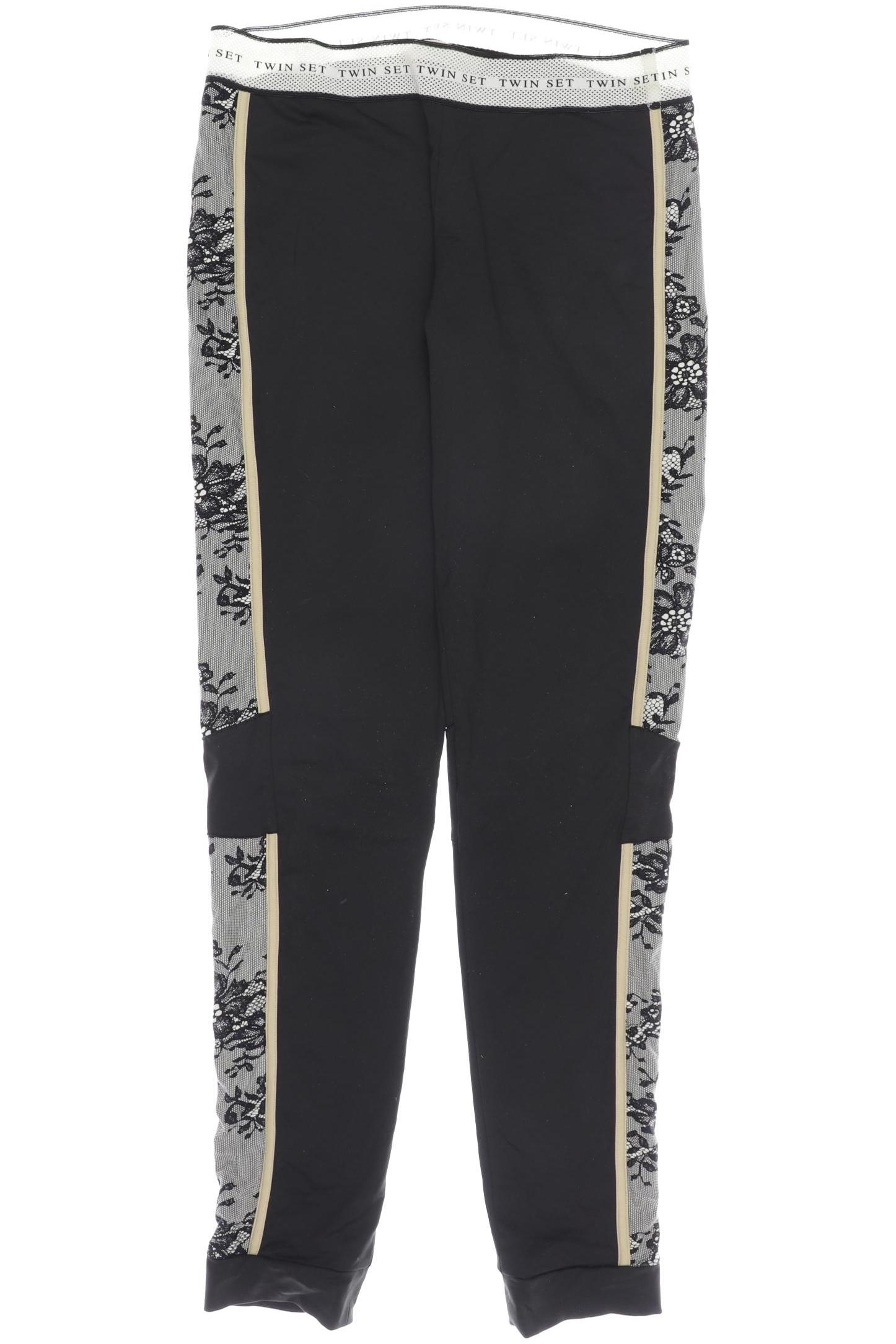 

Twinset Damen Stoffhose, schwarz, Gr. 0