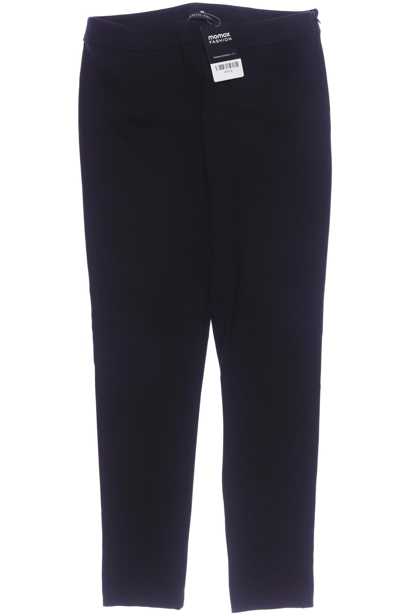 

Twinset Damen Stoffhose, schwarz, Gr. 0