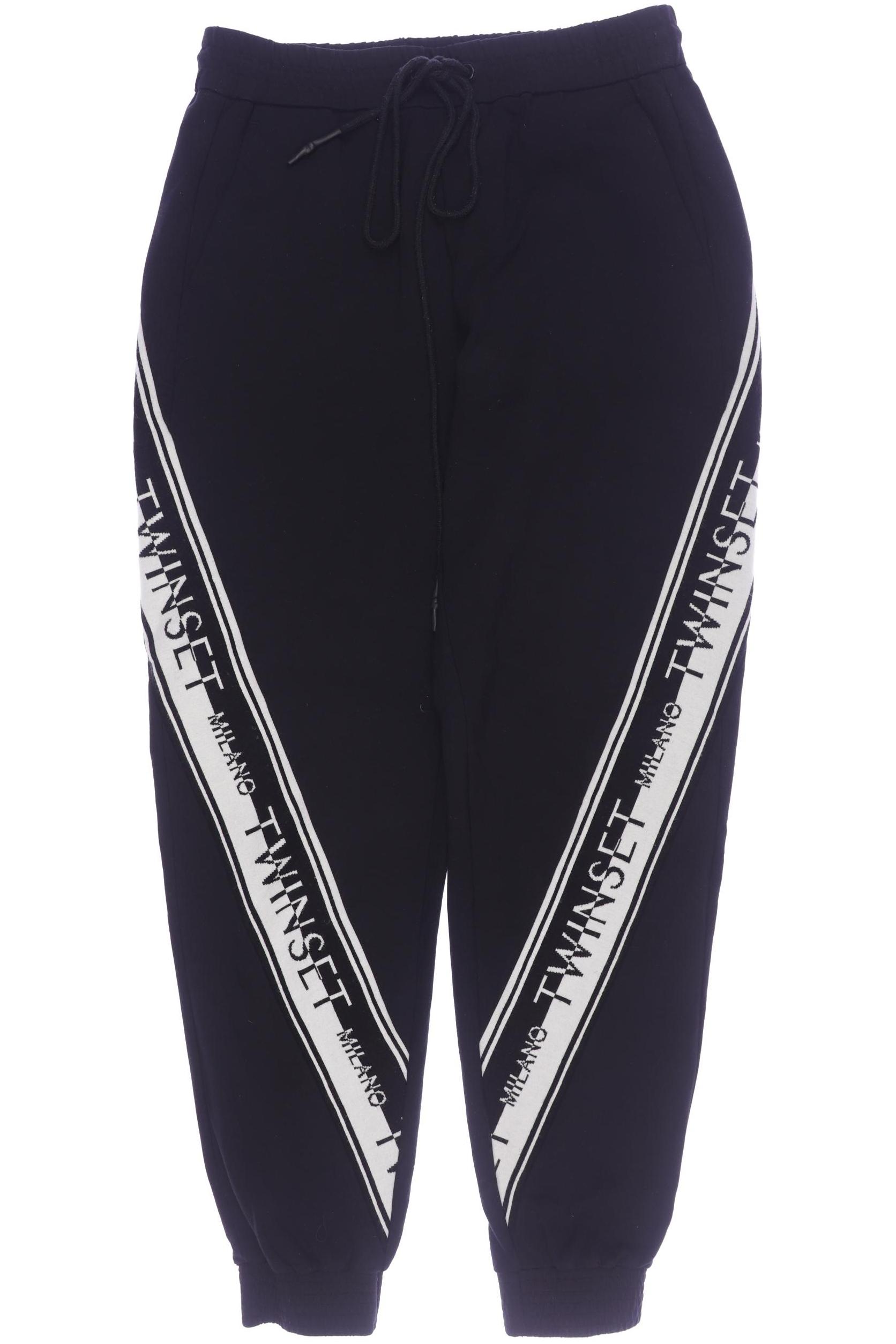 

Twinset Damen Stoffhose, schwarz, Gr. 0