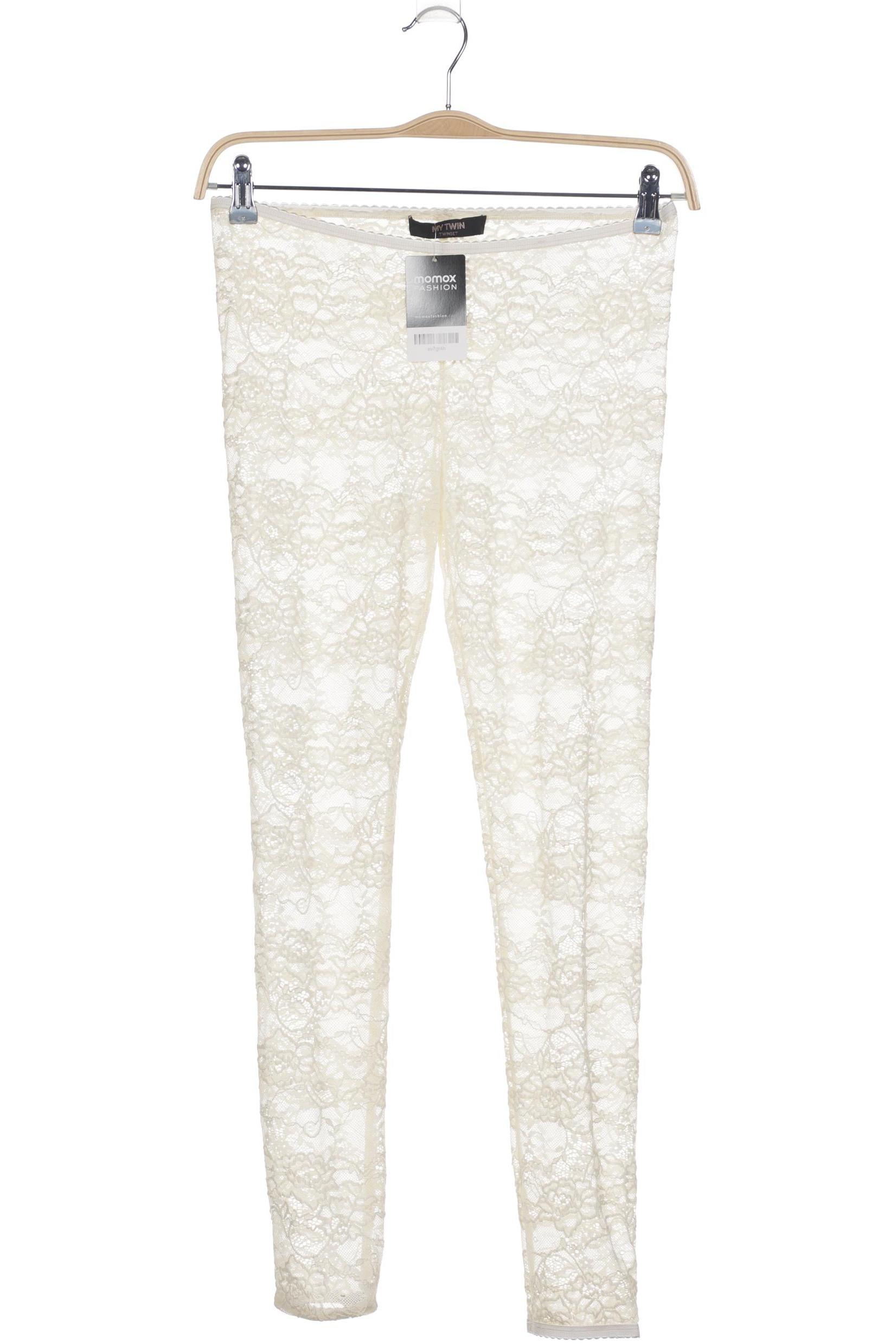 

Twinset Damen Stoffhose, cremeweiß, Gr. 26