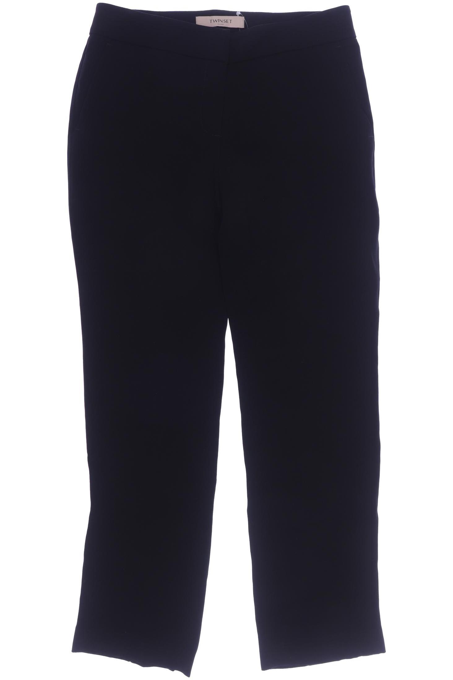 

Twinset Damen Stoffhose, schwarz, Gr. 40