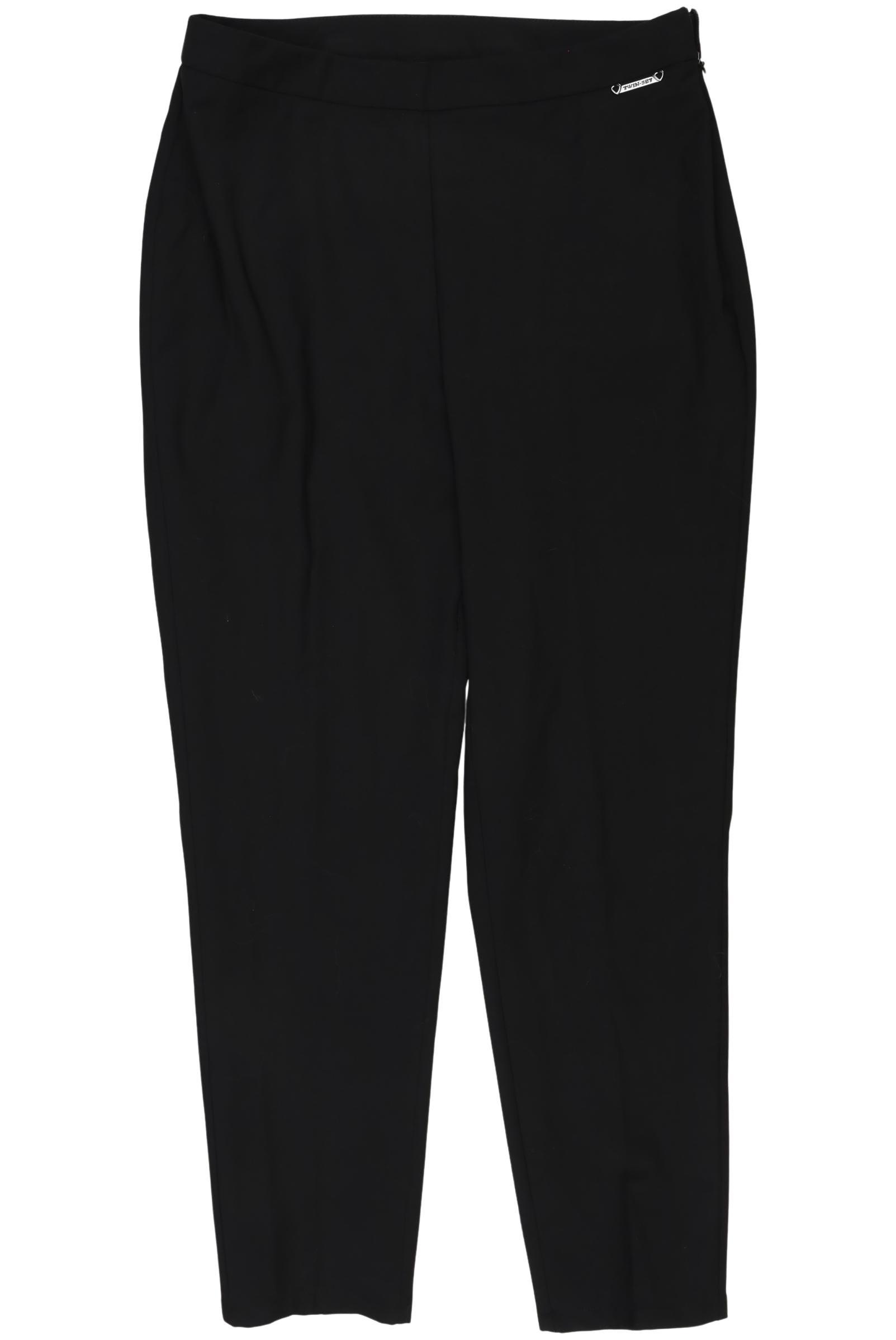 

Twinset Damen Stoffhose, schwarz, Gr. 0