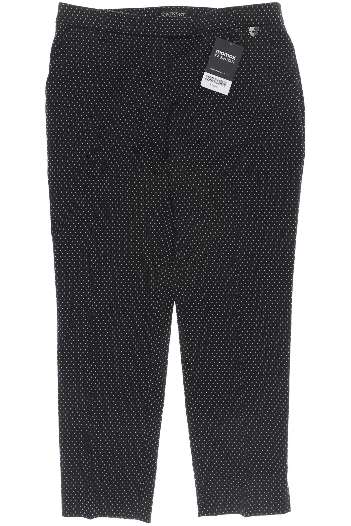

Twinset Damen Stoffhose, schwarz, Gr. 42