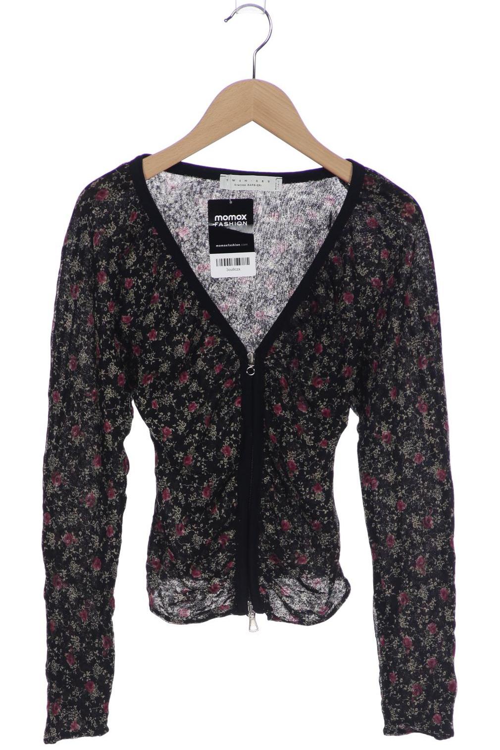 

Twinset Damen Strickjacke, schwarz, Gr. 34