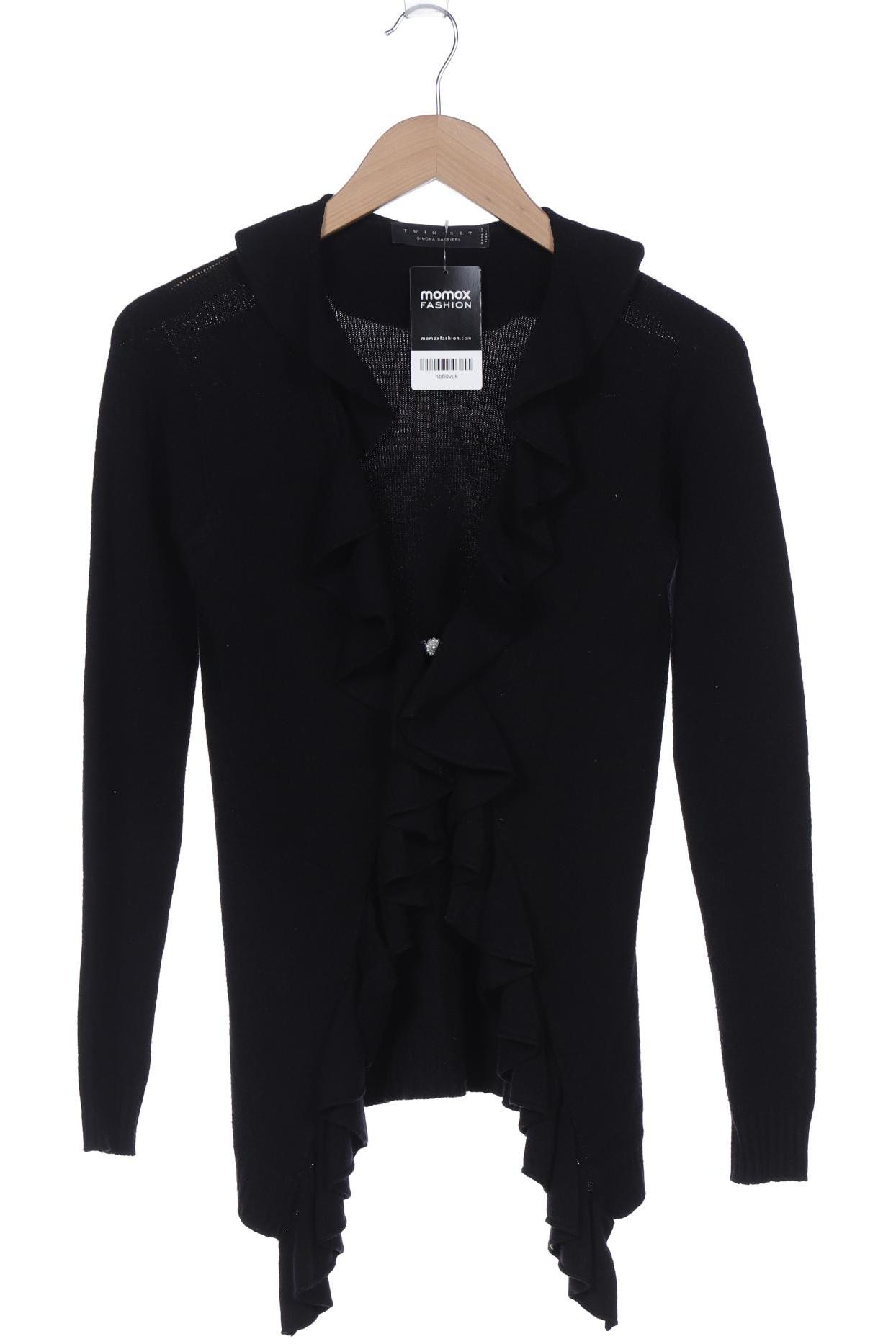 

Twinset Damen Strickjacke, schwarz, Gr. 34