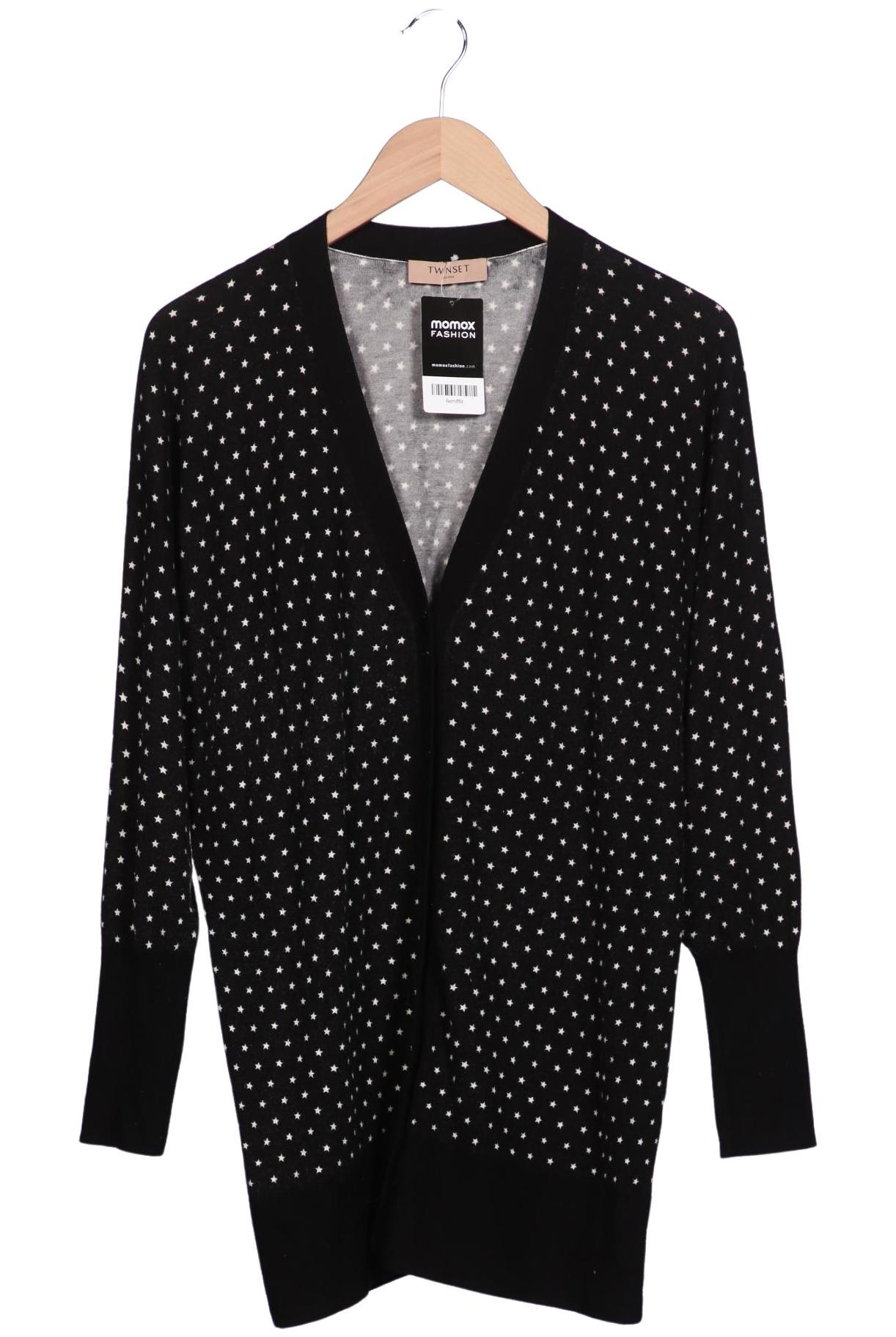 

Twinset Damen Strickjacke, schwarz, Gr. 38