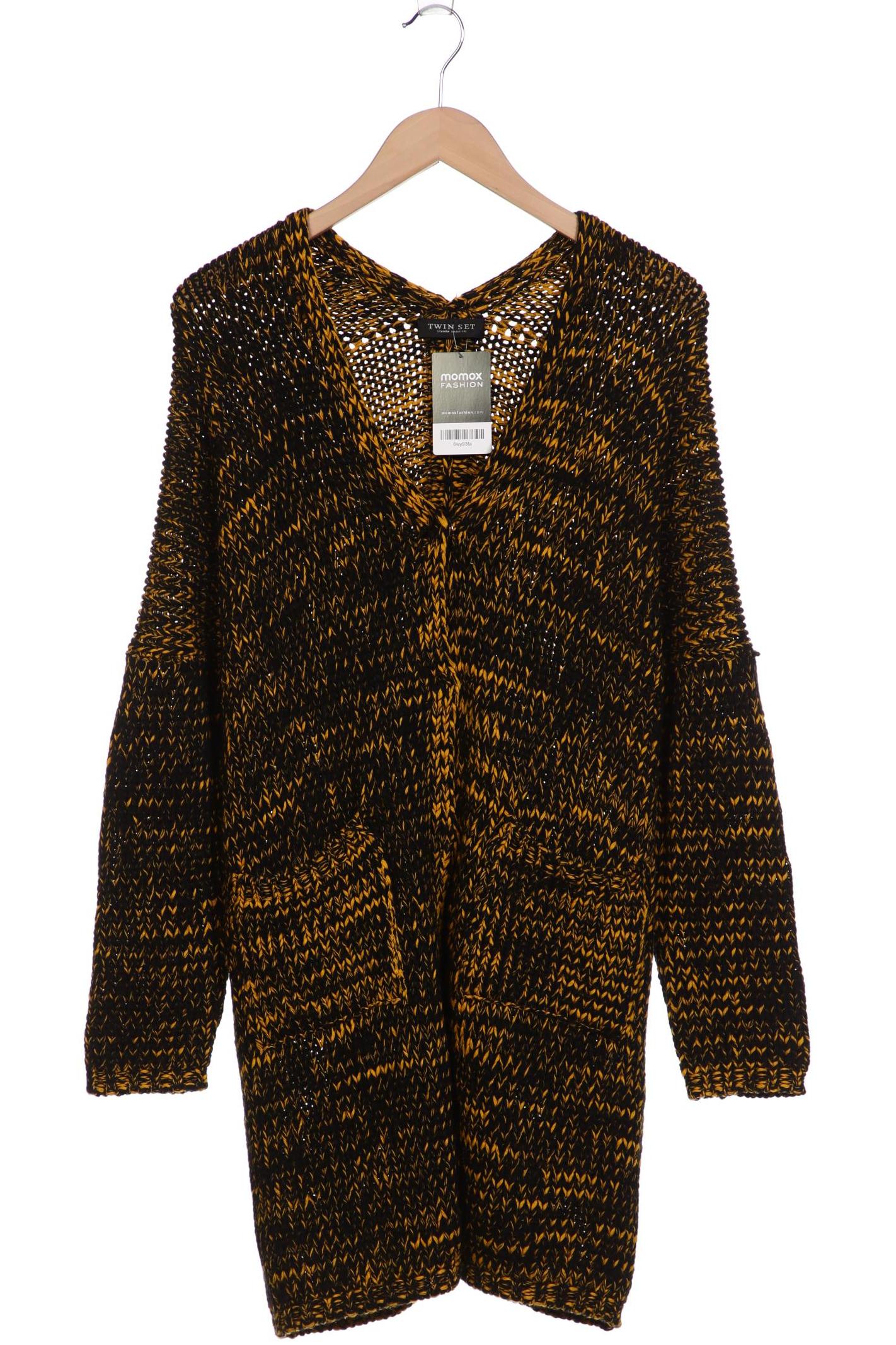 

Twinset Damen Strickjacke, gelb, Gr. 36