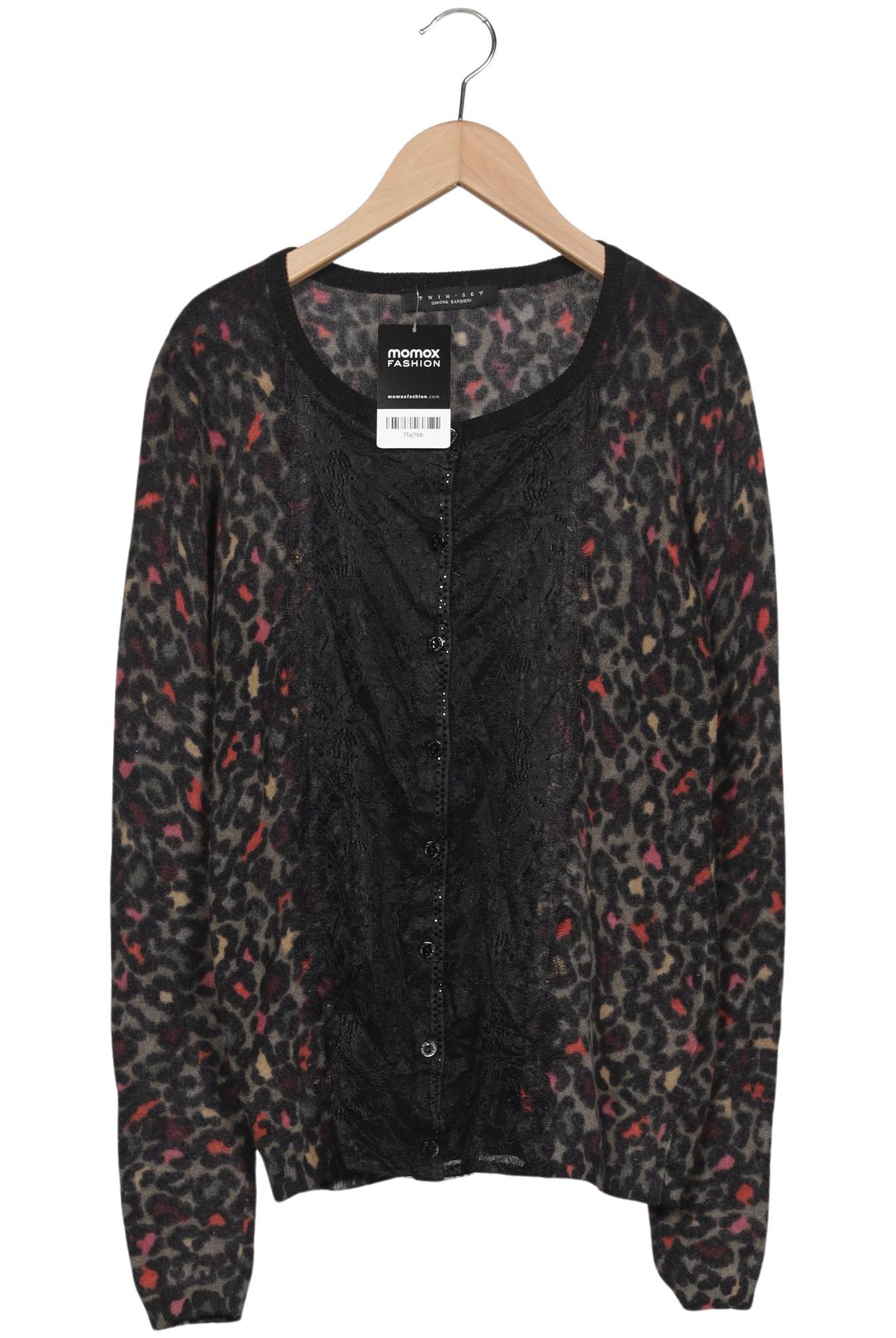 

Twinset Damen Strickjacke, schwarz, Gr. 38