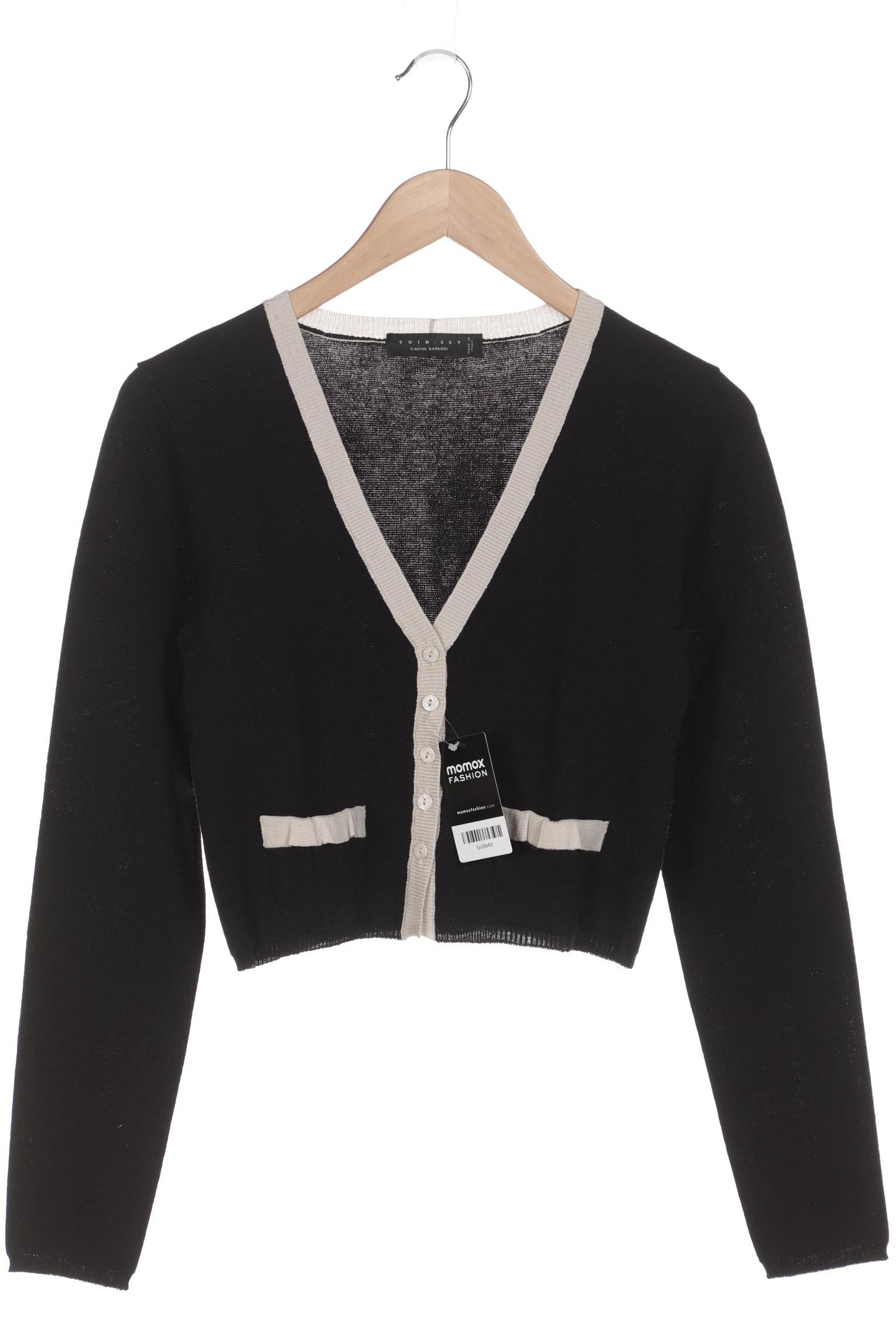 

Twinset Damen Strickjacke, schwarz, Gr. 42