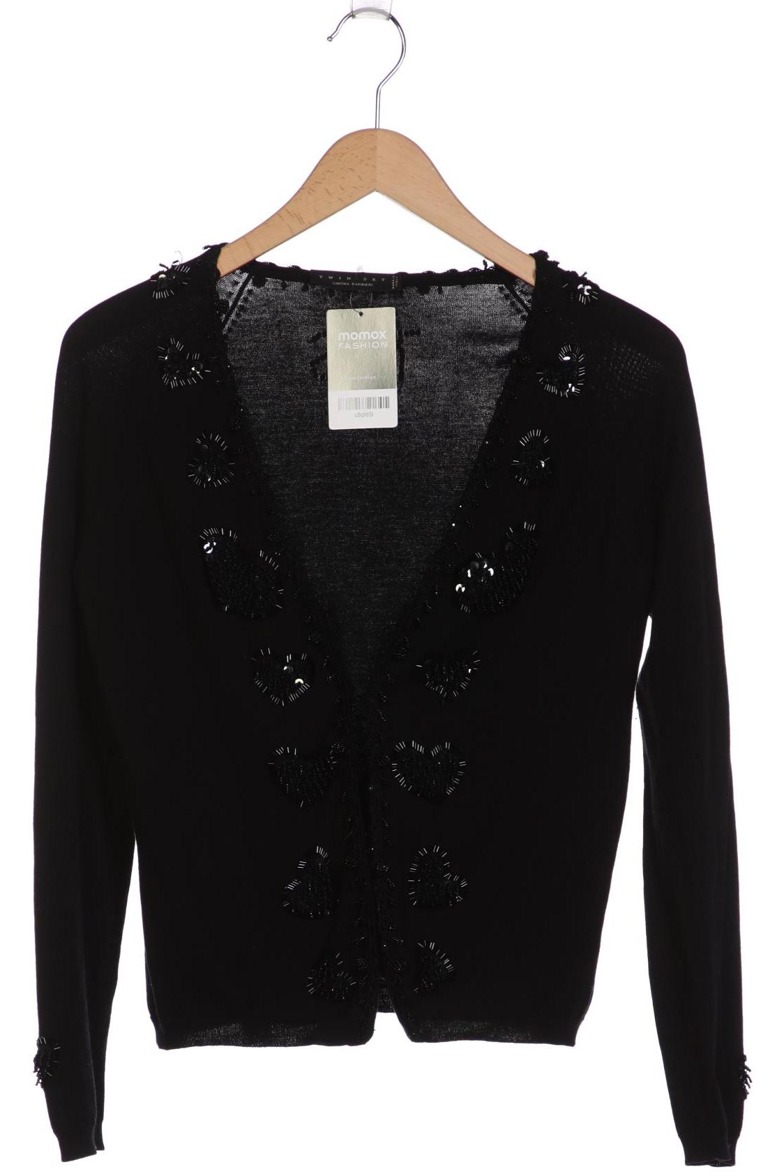 

Twinset Damen Strickjacke, schwarz, Gr. 38