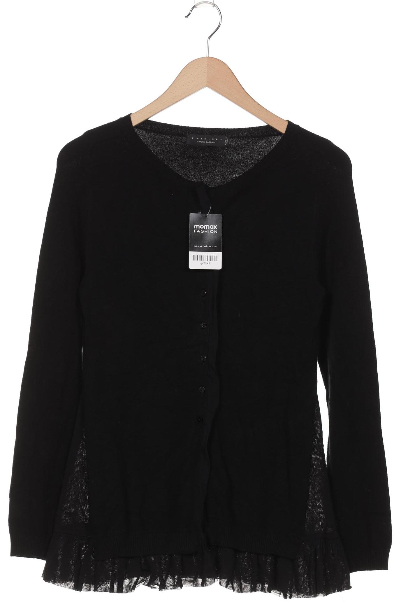 

Twinset Damen Strickjacke, schwarz, Gr. 38