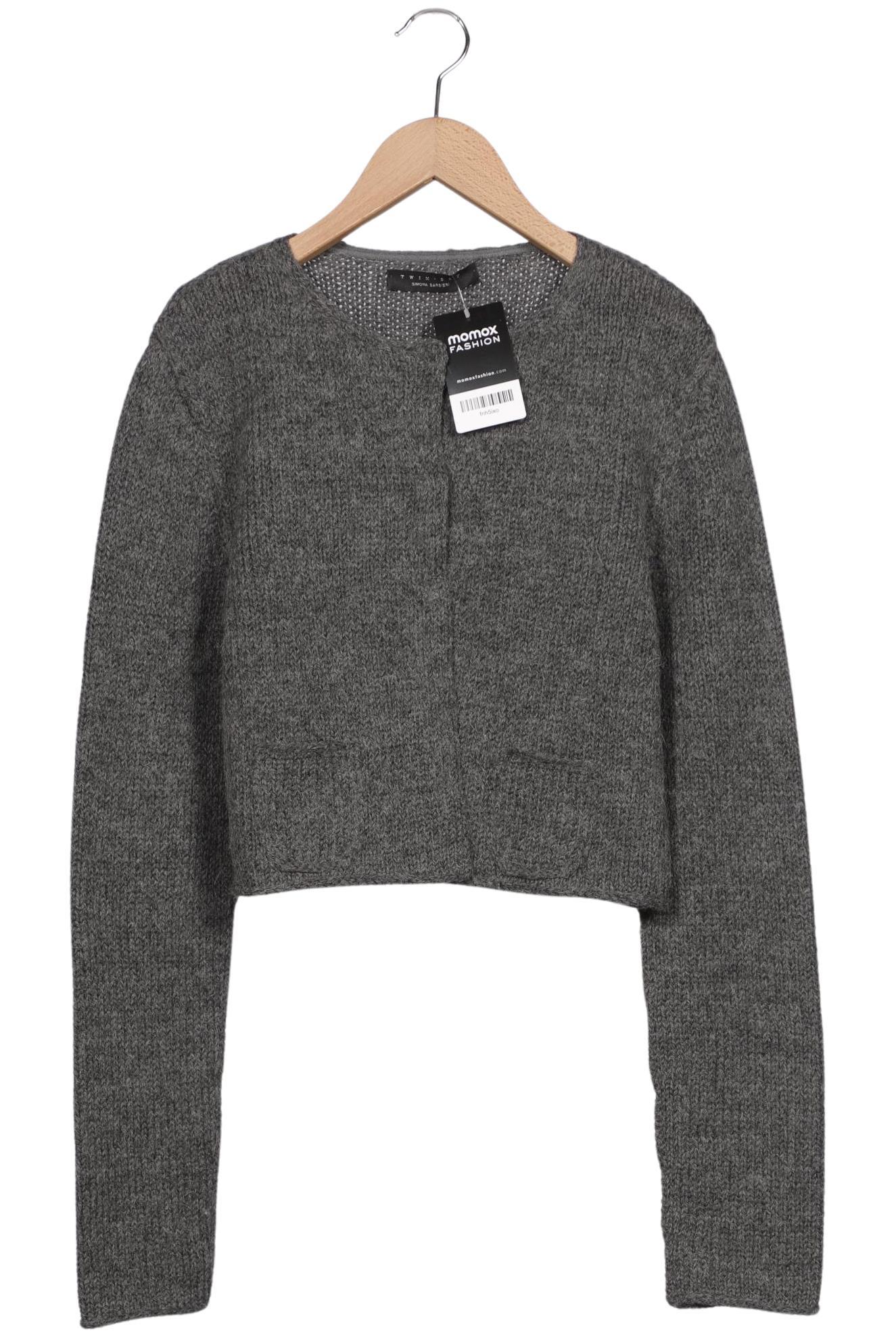 

Twinset Damen Strickjacke, grau, Gr. 44