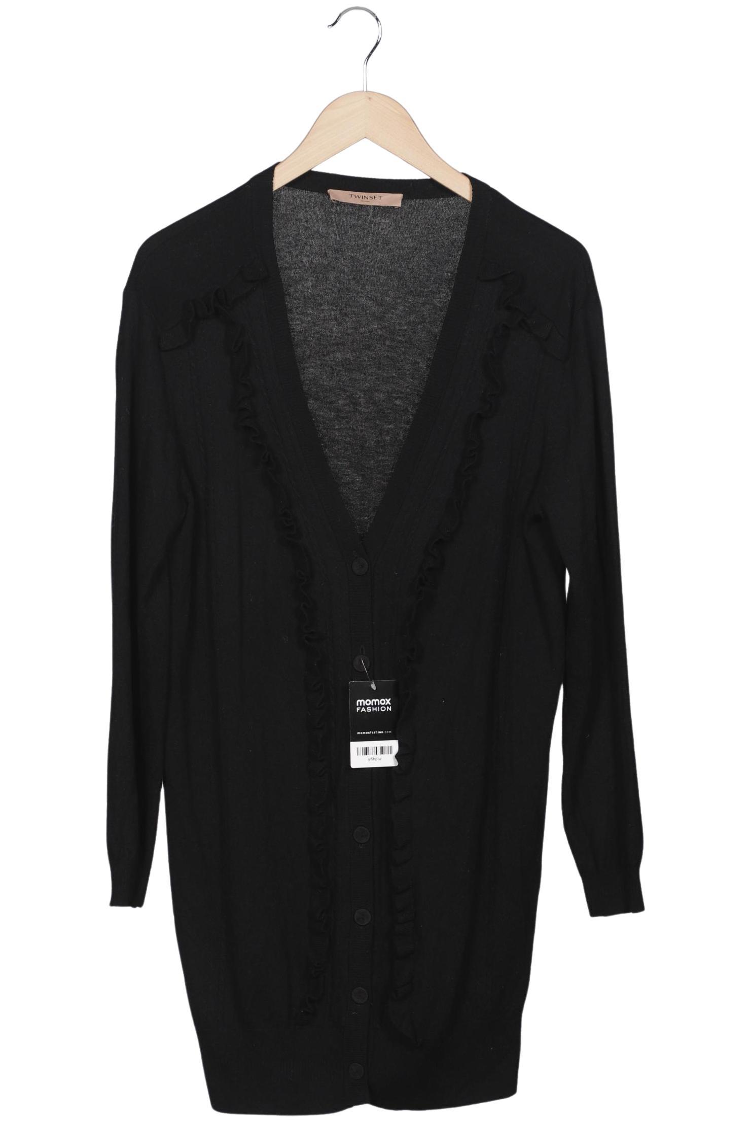 

Twinset Damen Strickjacke, schwarz, Gr. 42
