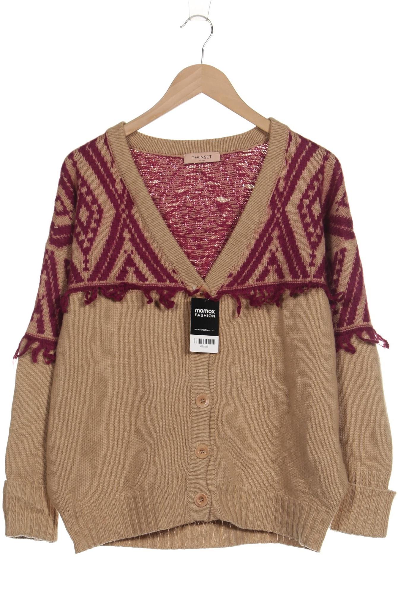 

Twinset Damen Strickjacke, beige, Gr. 34