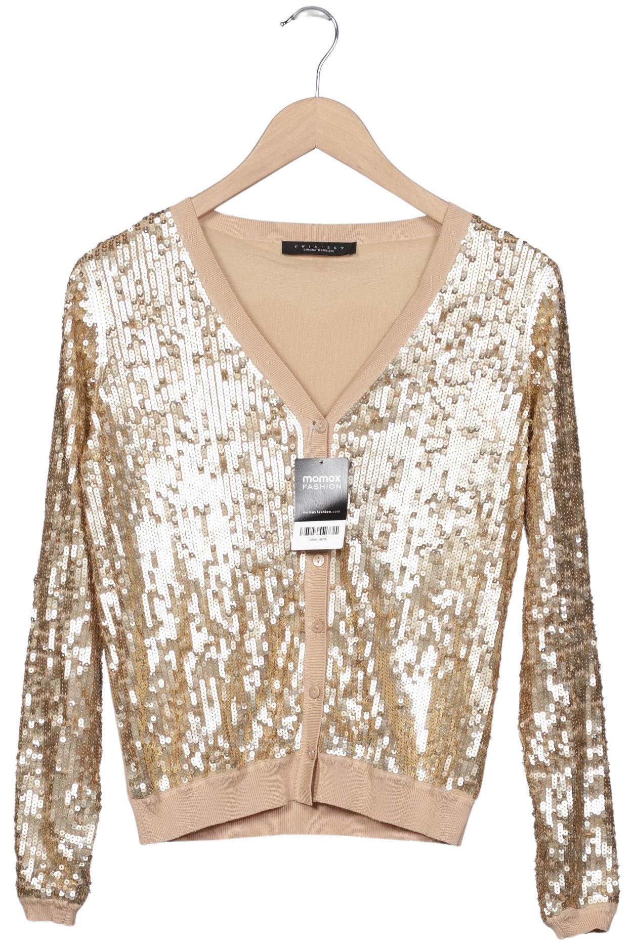 

Twinset Damen Strickjacke, beige, Gr. 36