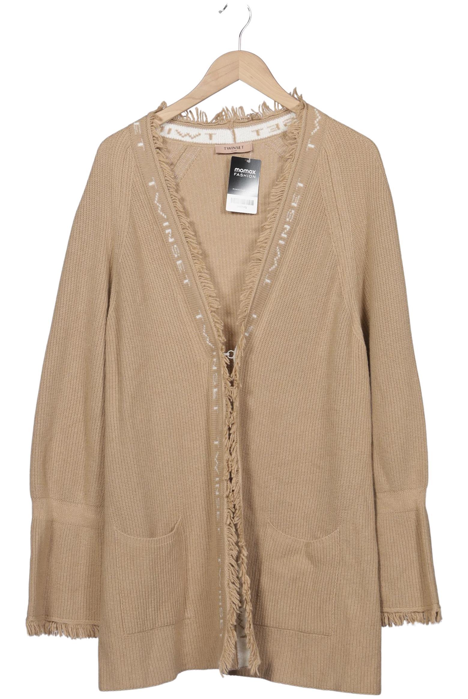 

Twinset Damen Strickjacke, beige, Gr. 42