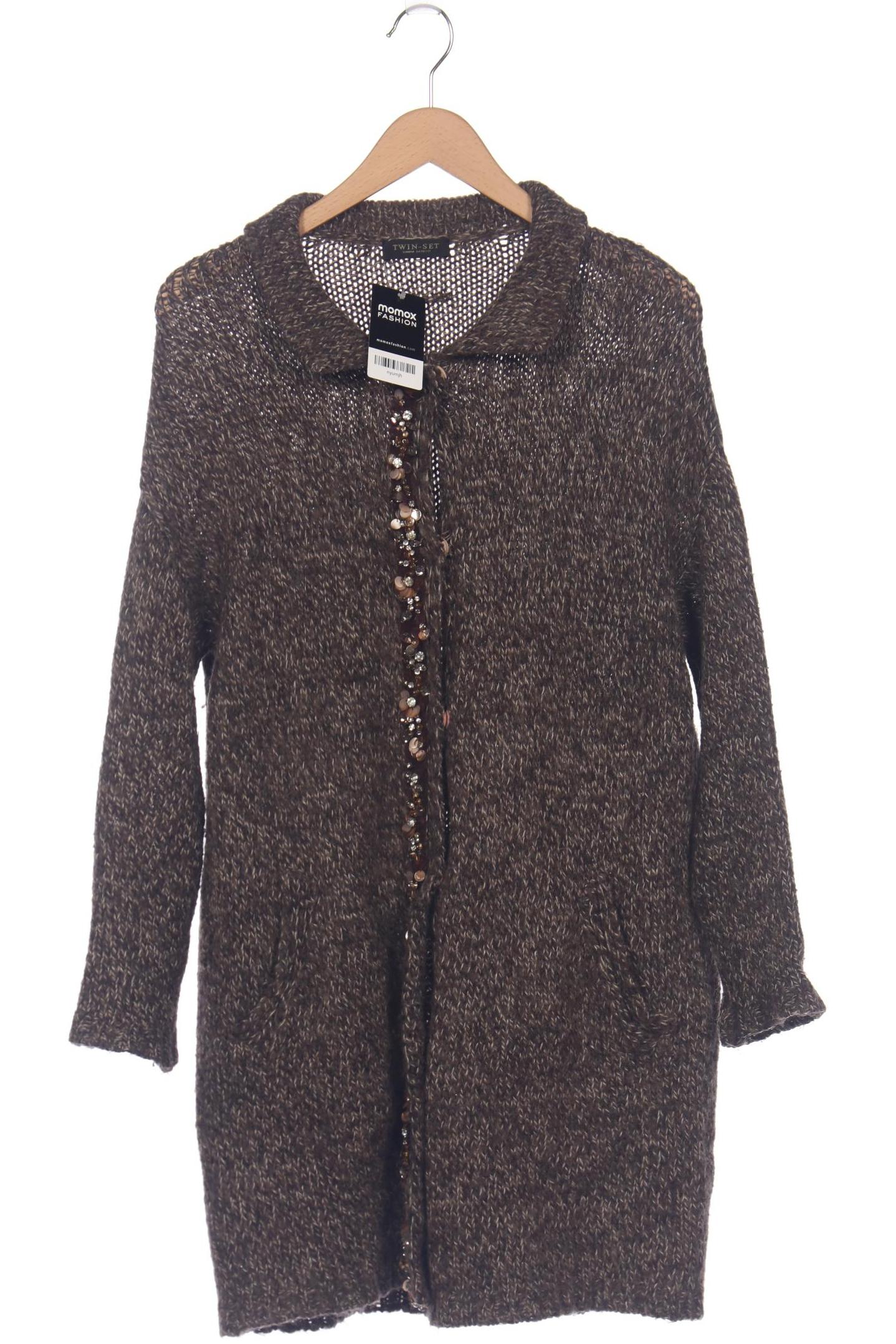

Twinset Damen Strickjacke, braun, Gr. 36