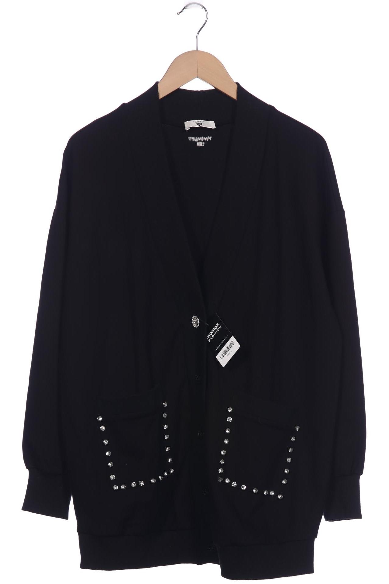 

Twinset Damen Strickjacke, schwarz, Gr. 38