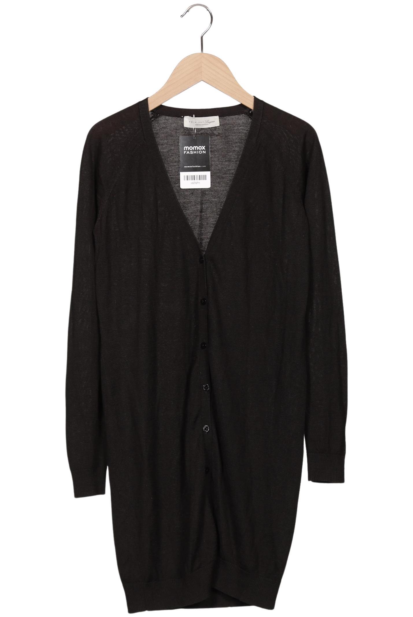 

Twinset Damen Strickjacke, schwarz, Gr. 42